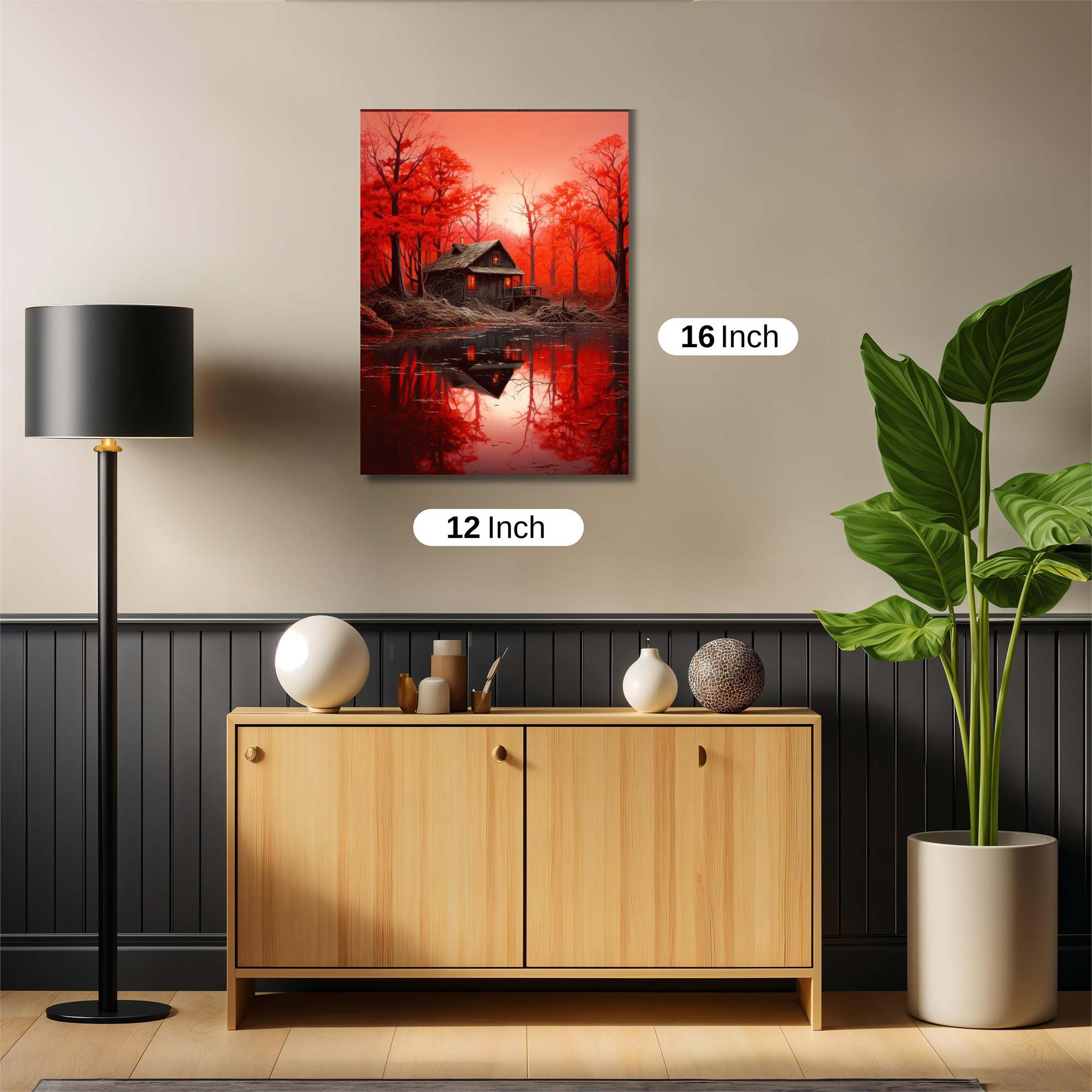 Cabin Eerie Safe Wall Magnetic / M