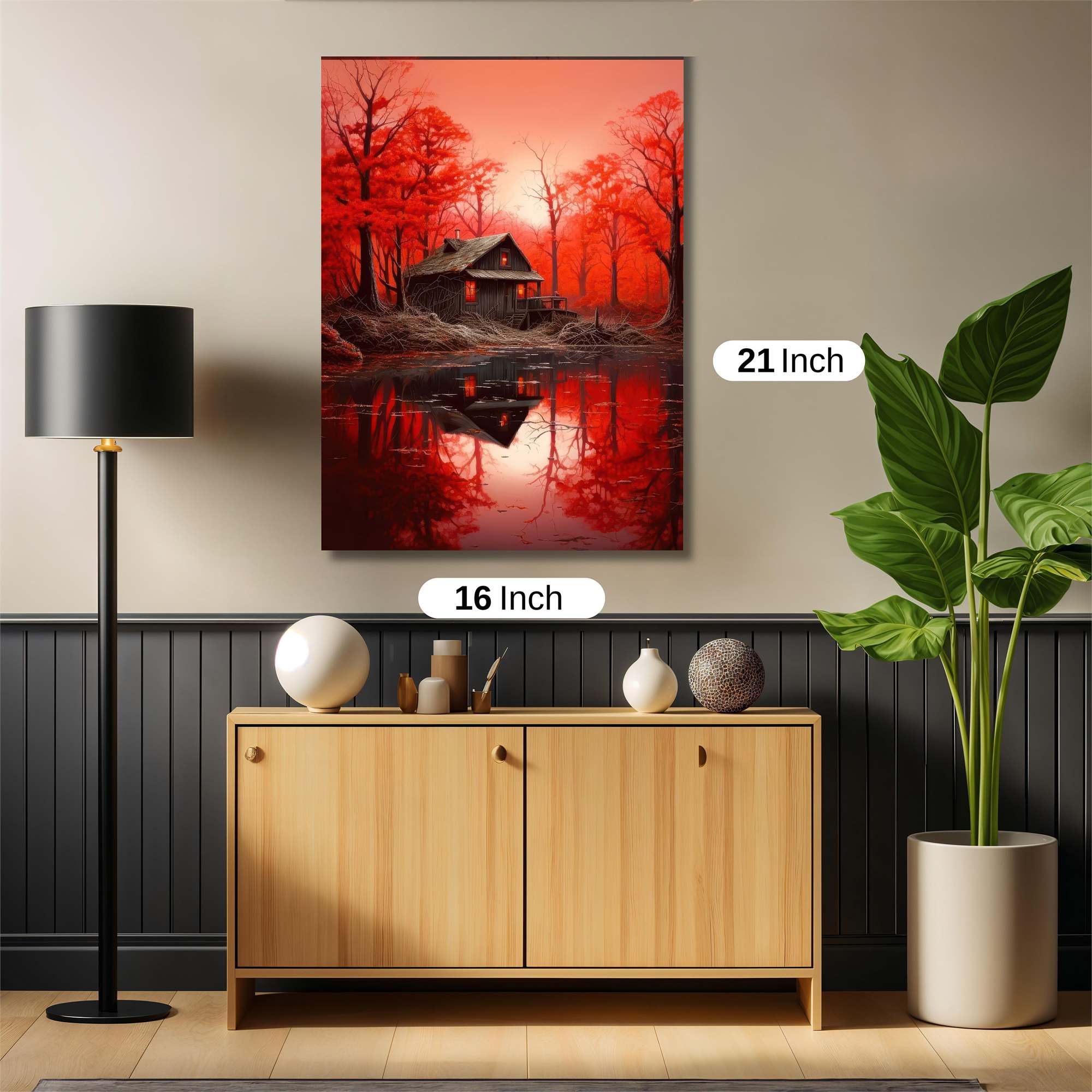 Cabin Eerie Safe Wall Magnetic / M