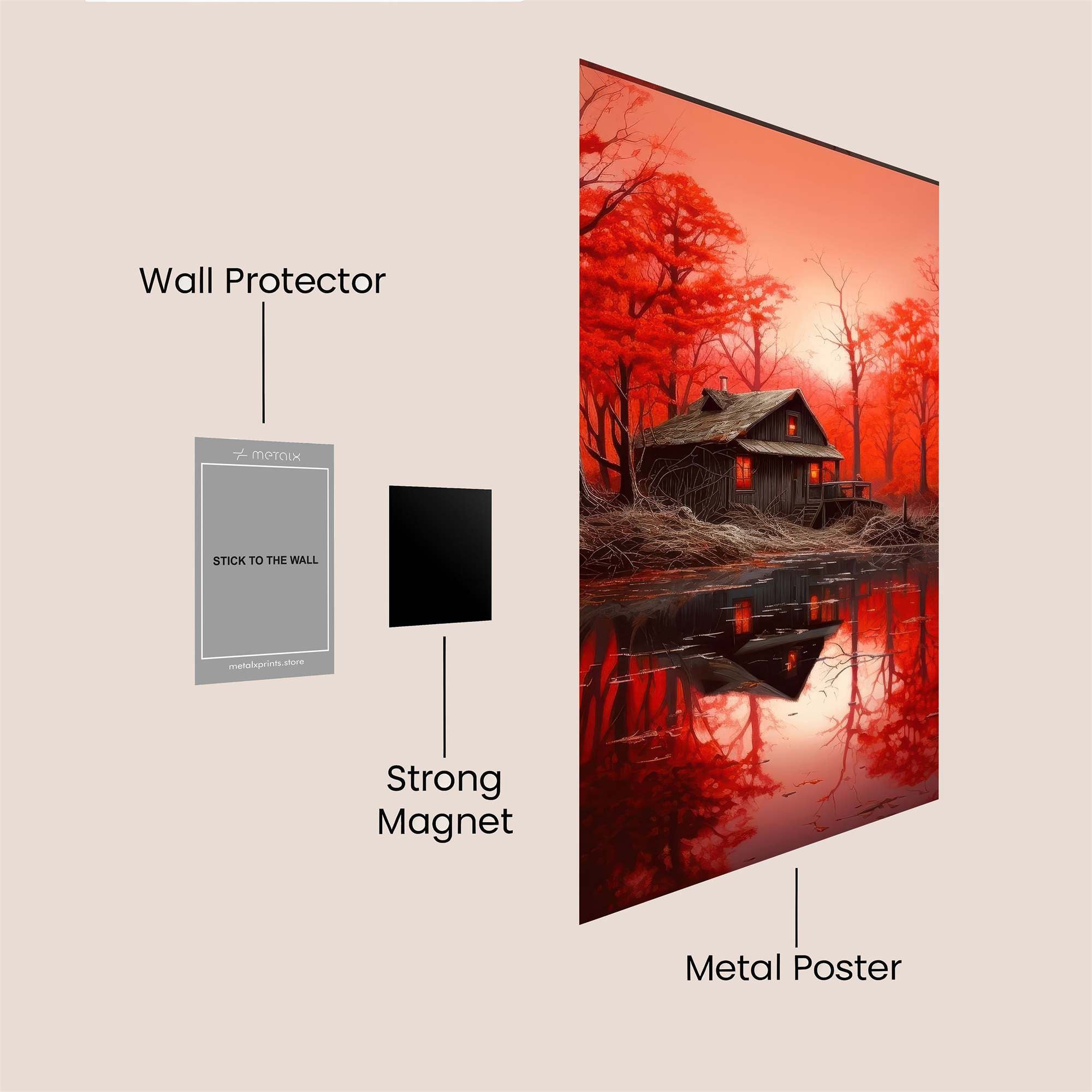 Cabin Eerie Safe Wall Magnetic / M