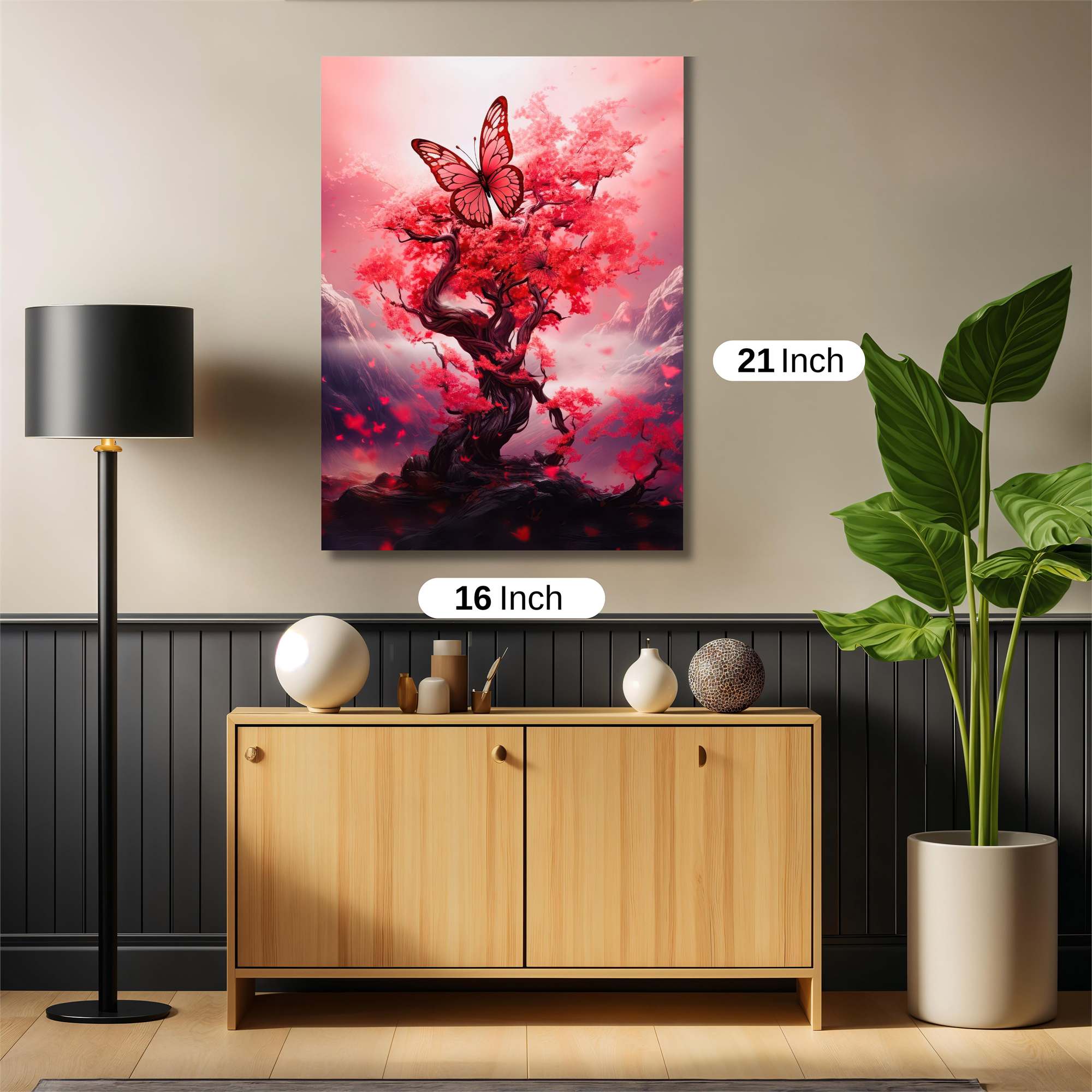 Butterfly Whimsy Safe Wall Magnetic / M