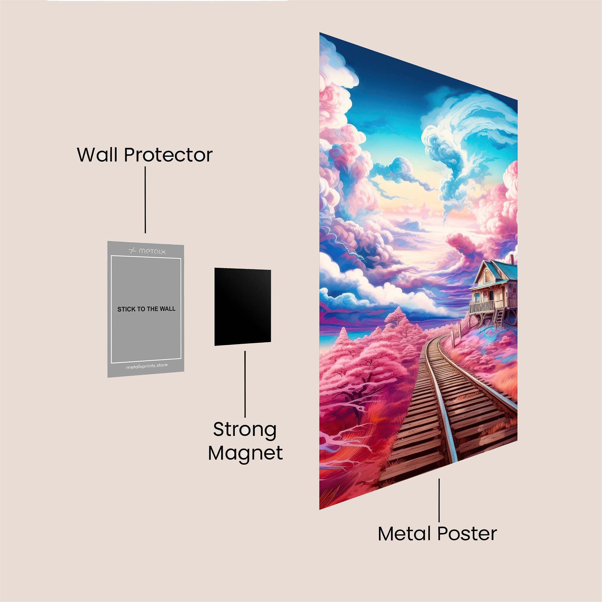 House Dreamscape Safe Wall Magnetic / M