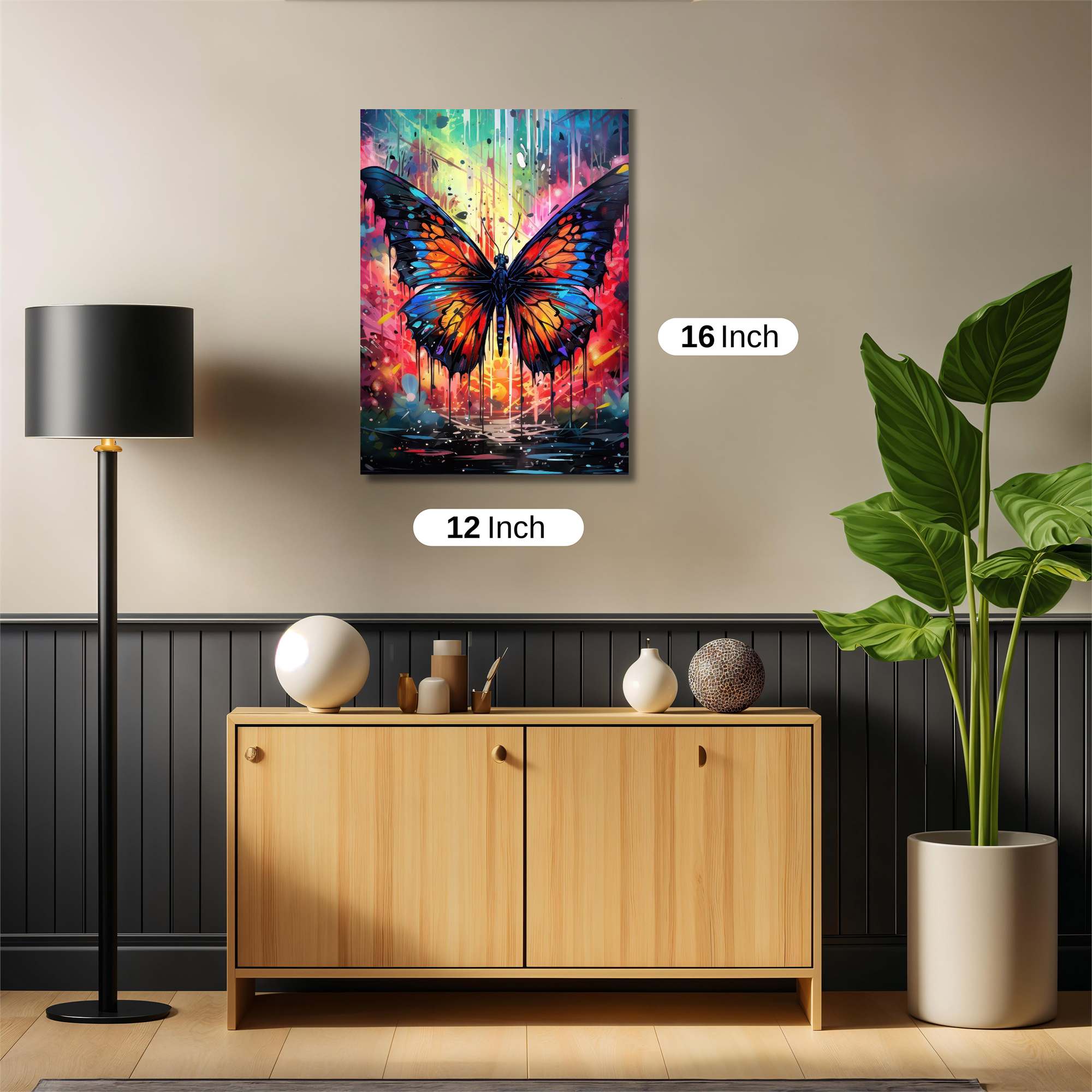 Butterfly Radiance Safe Wall Magnetic / M