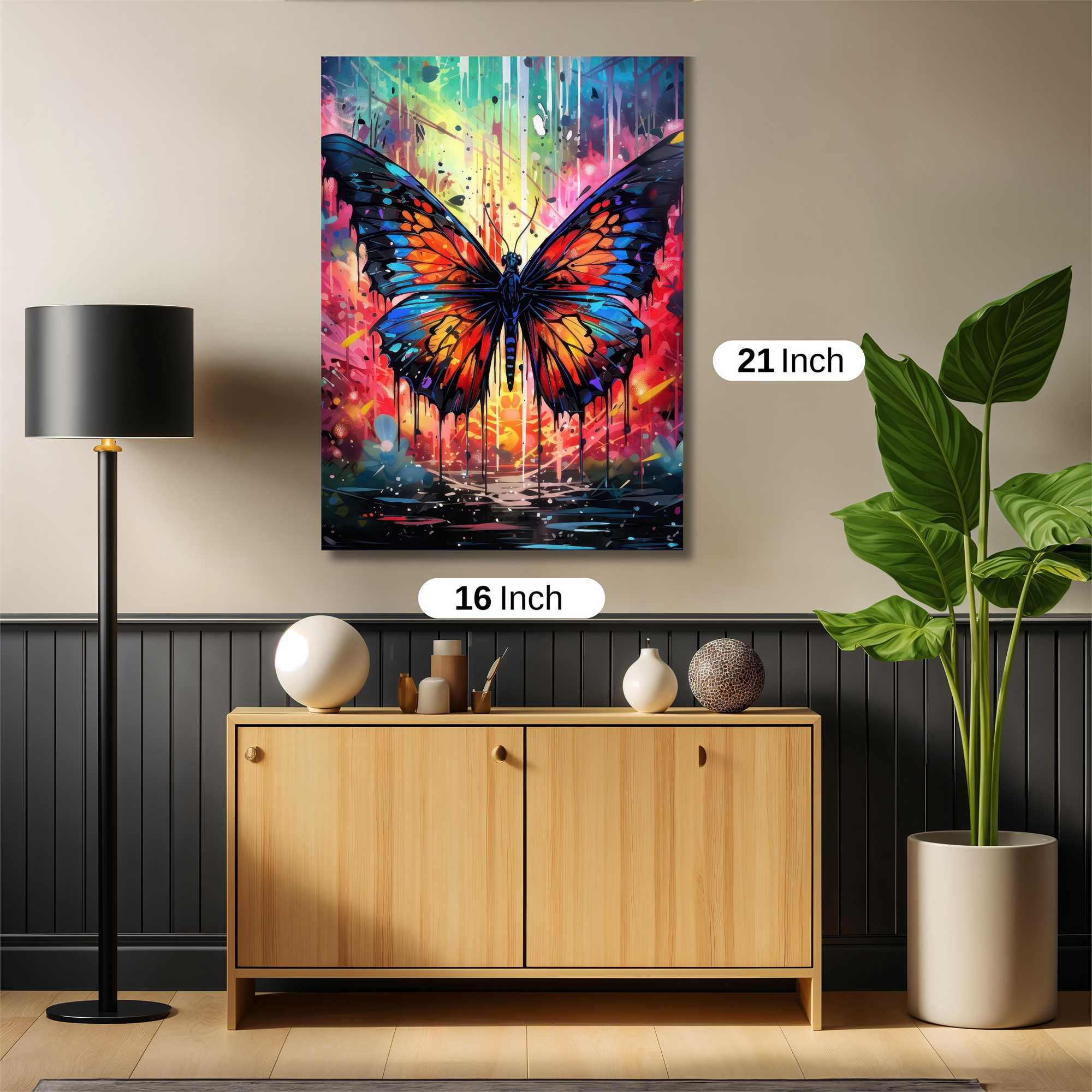 Butterfly Radiance Safe Wall Magnetic / M
