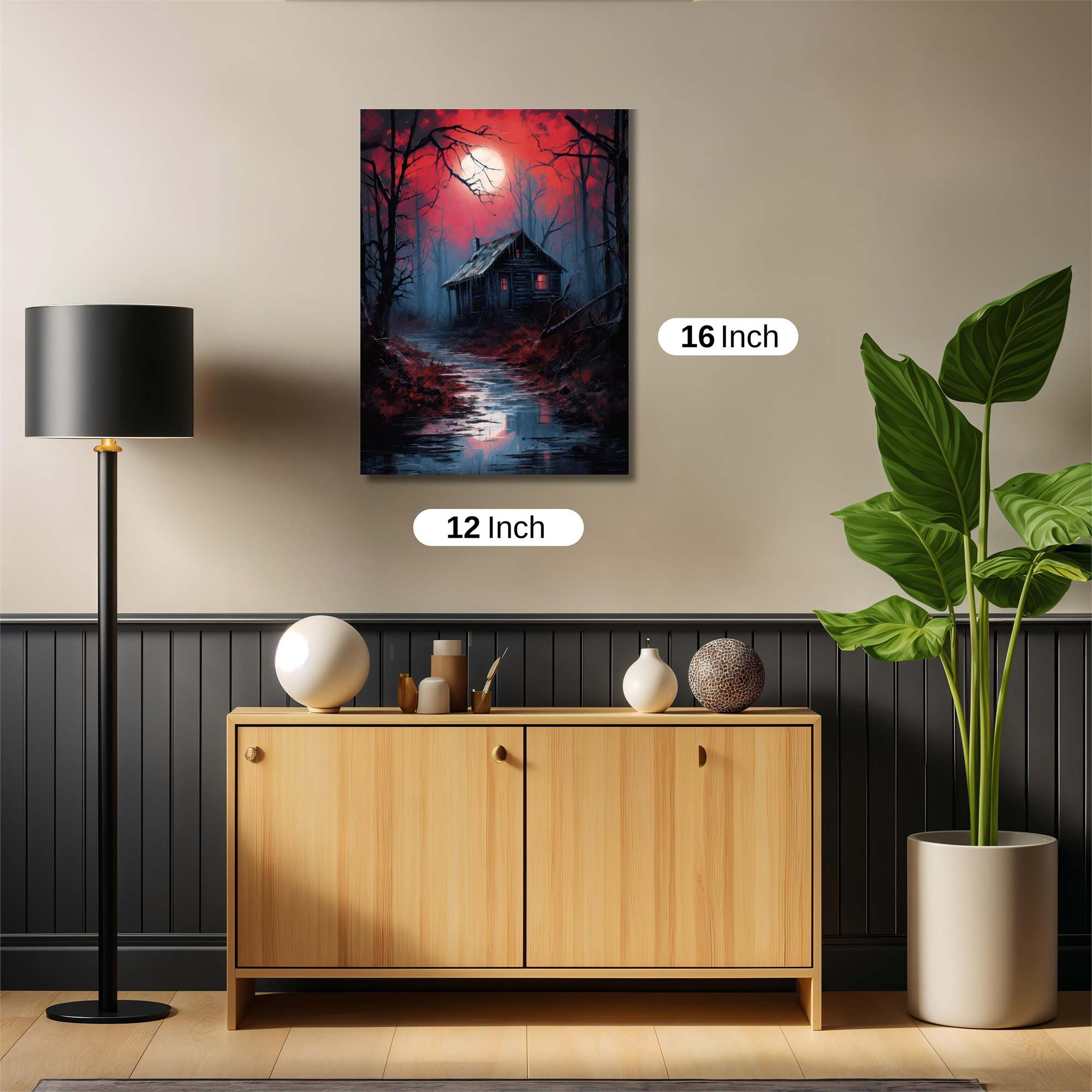 Cabin Eerie Safe Wall Magnetic / M