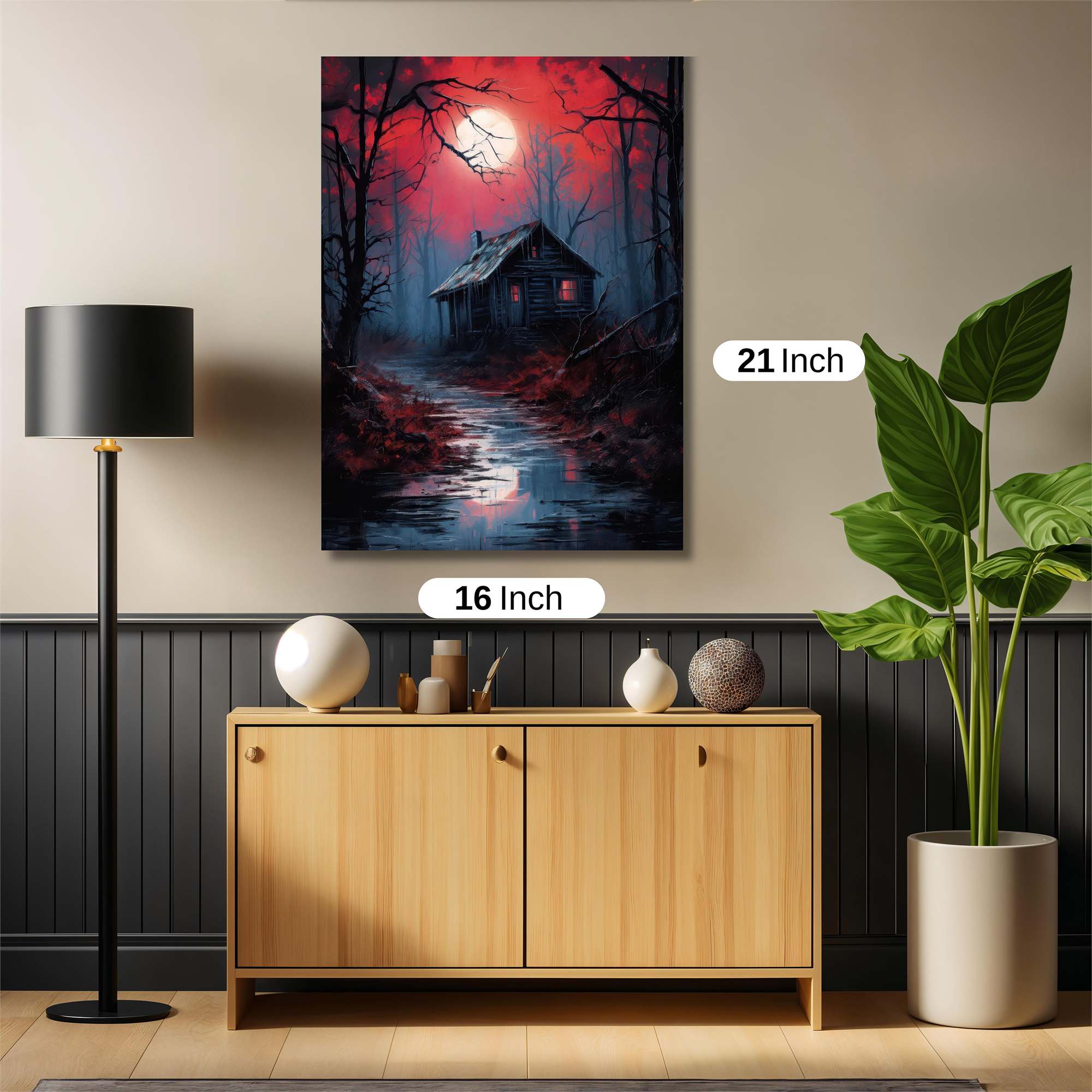 Cabin Eerie Safe Wall Magnetic / M