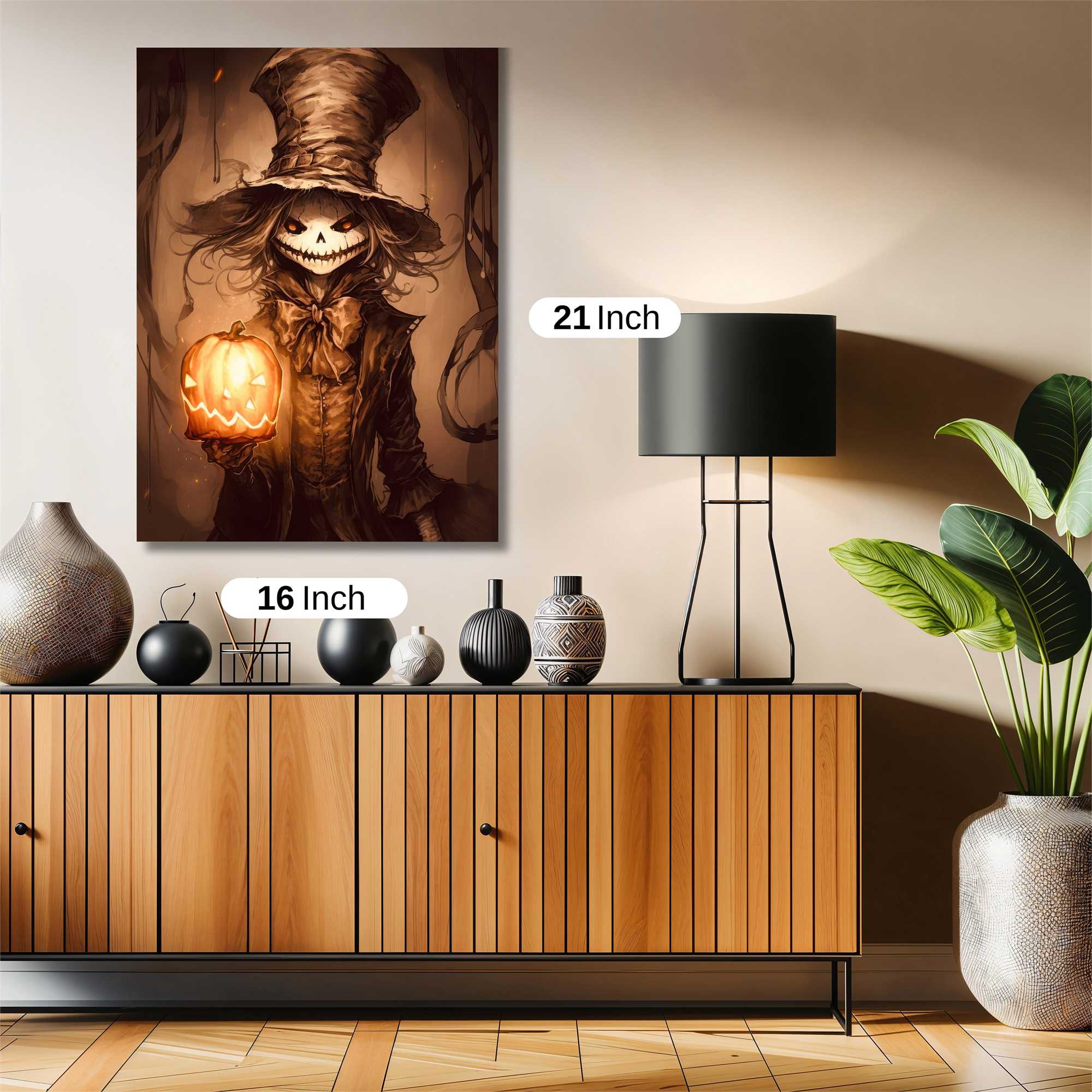 Pumpkin Whimsy Safe Wall Magnetic / M