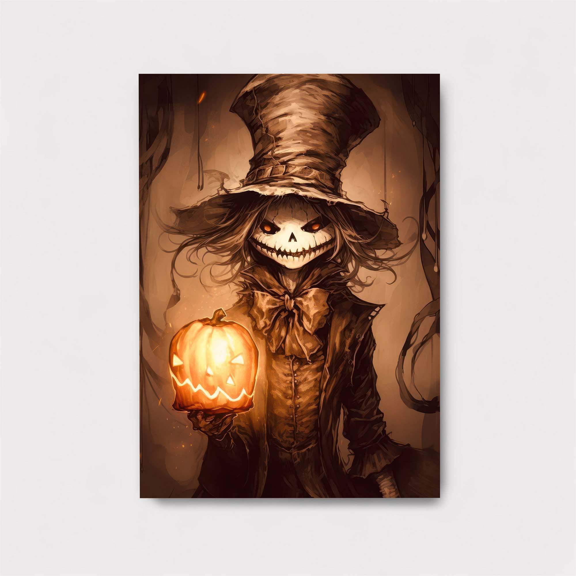 Pumpkin Whimsy Safe Wall Magnetic / M