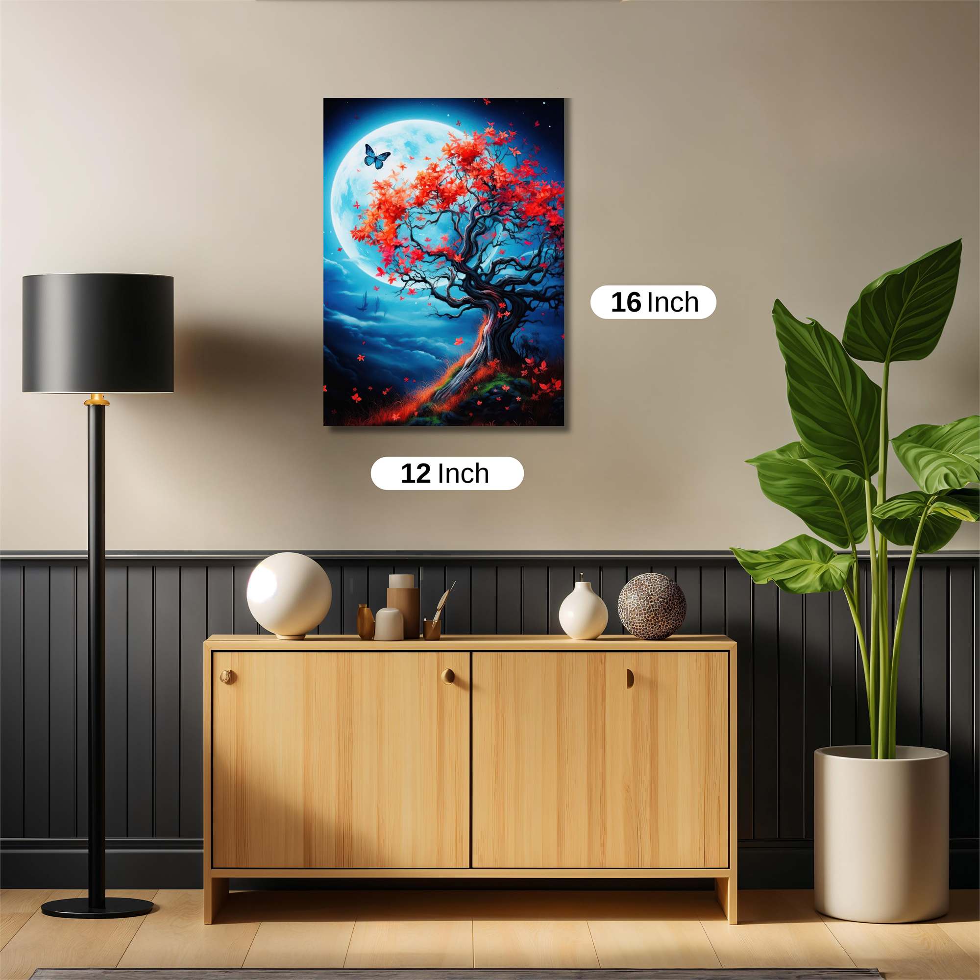 Moonlit Serenity Safe Wall Magnetic / M