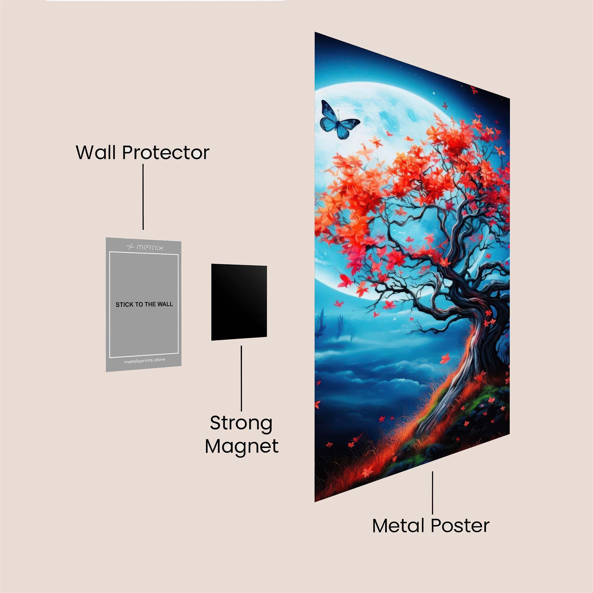 Moonlit Serenity Safe Wall Magnetic / M