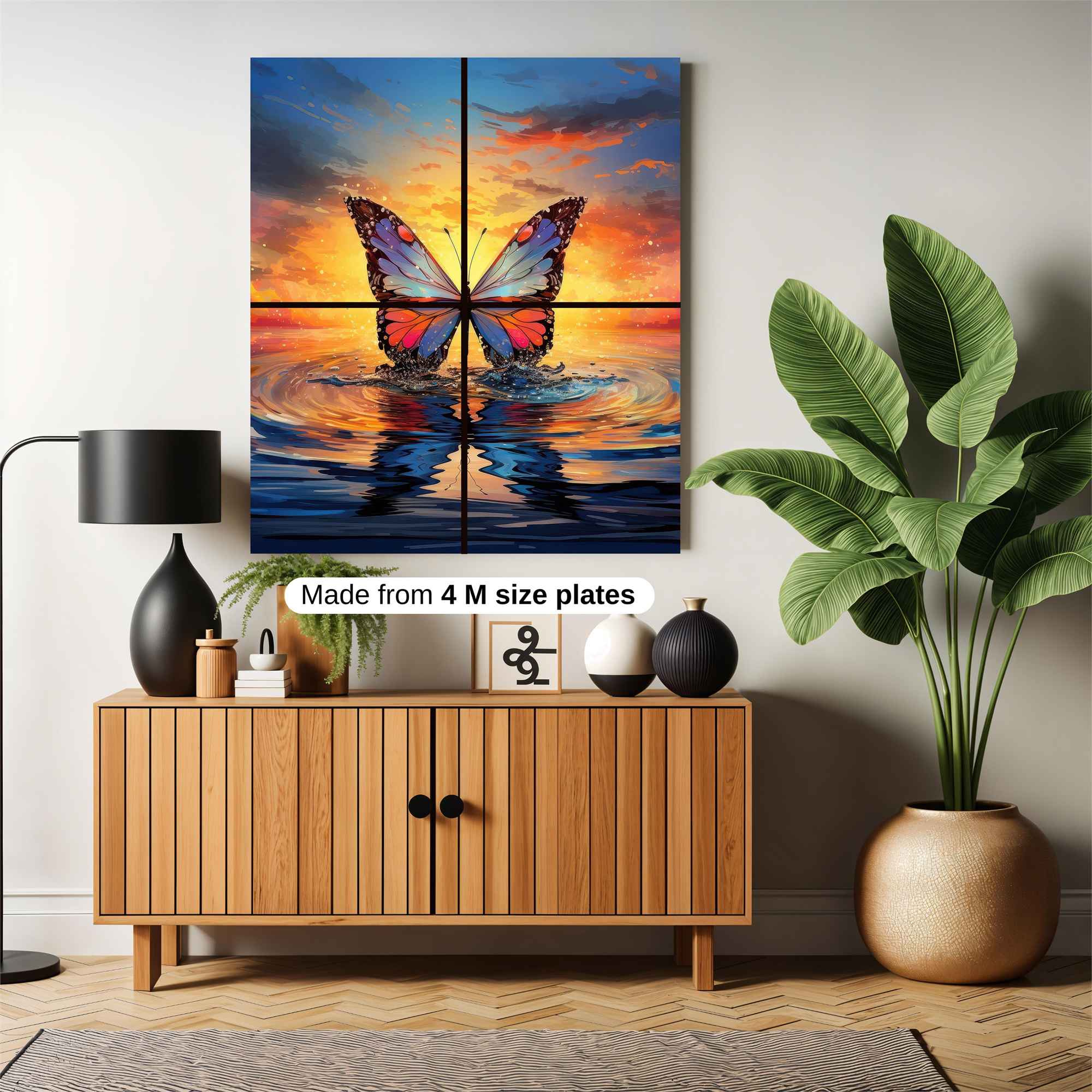 Butterfly Serenity Safe Wall Magnetic / M