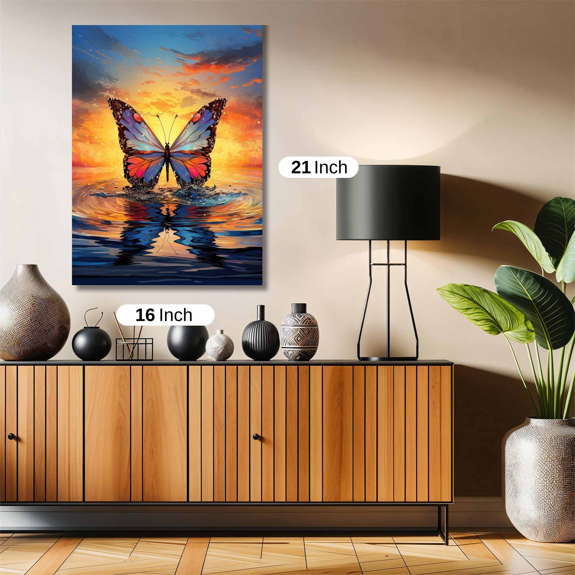 Butterfly Serenity Safe Wall Magnetic / M