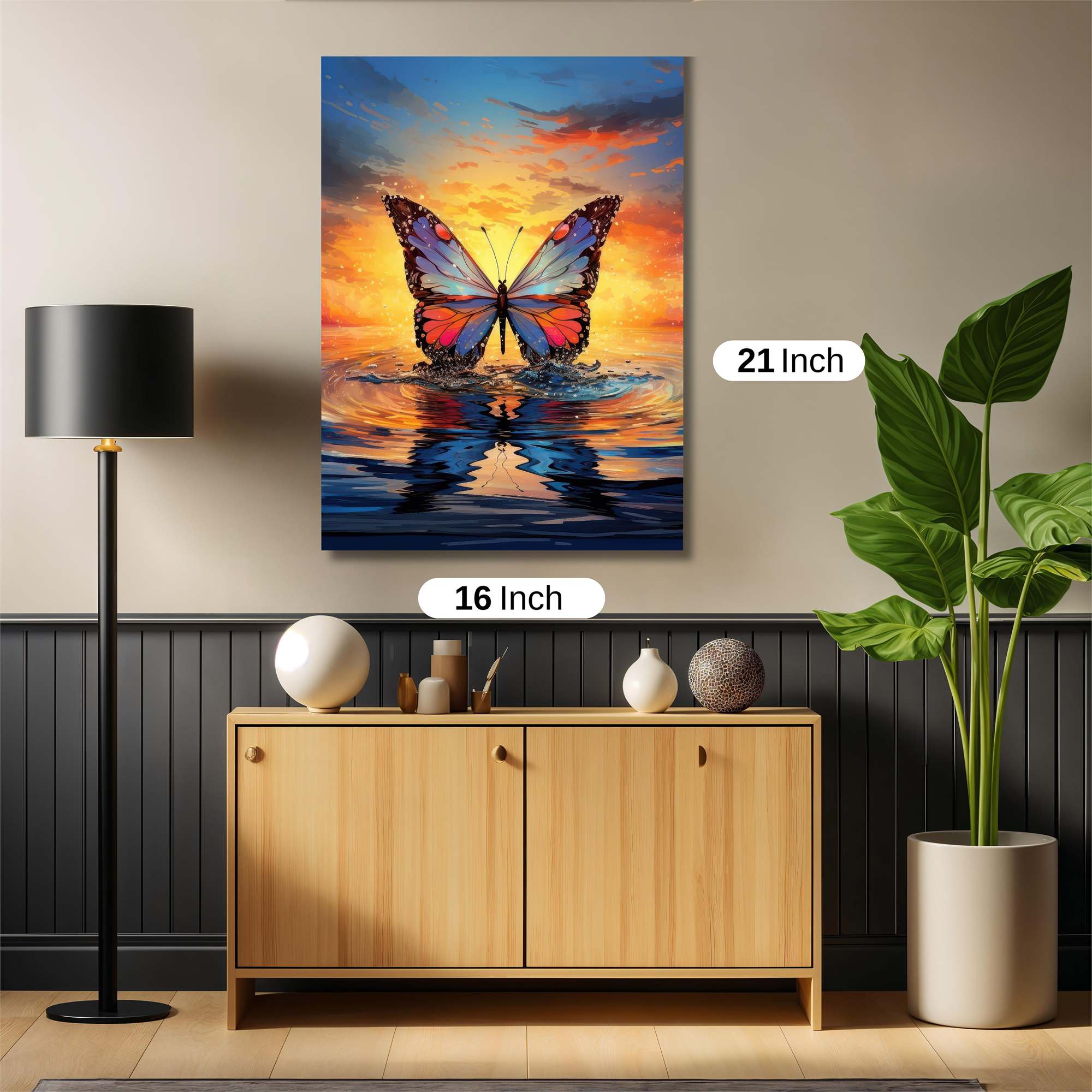 Butterfly Serenity Safe Wall Magnetic / M