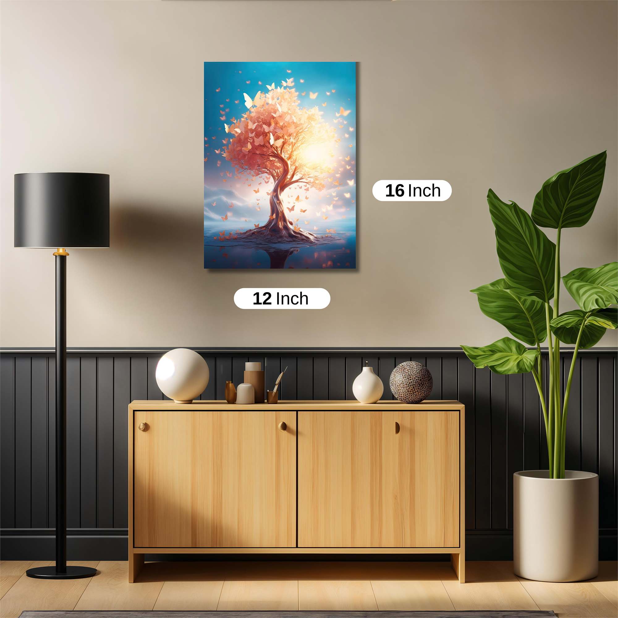 Butterfly Serenity Safe Wall Magnetic / M