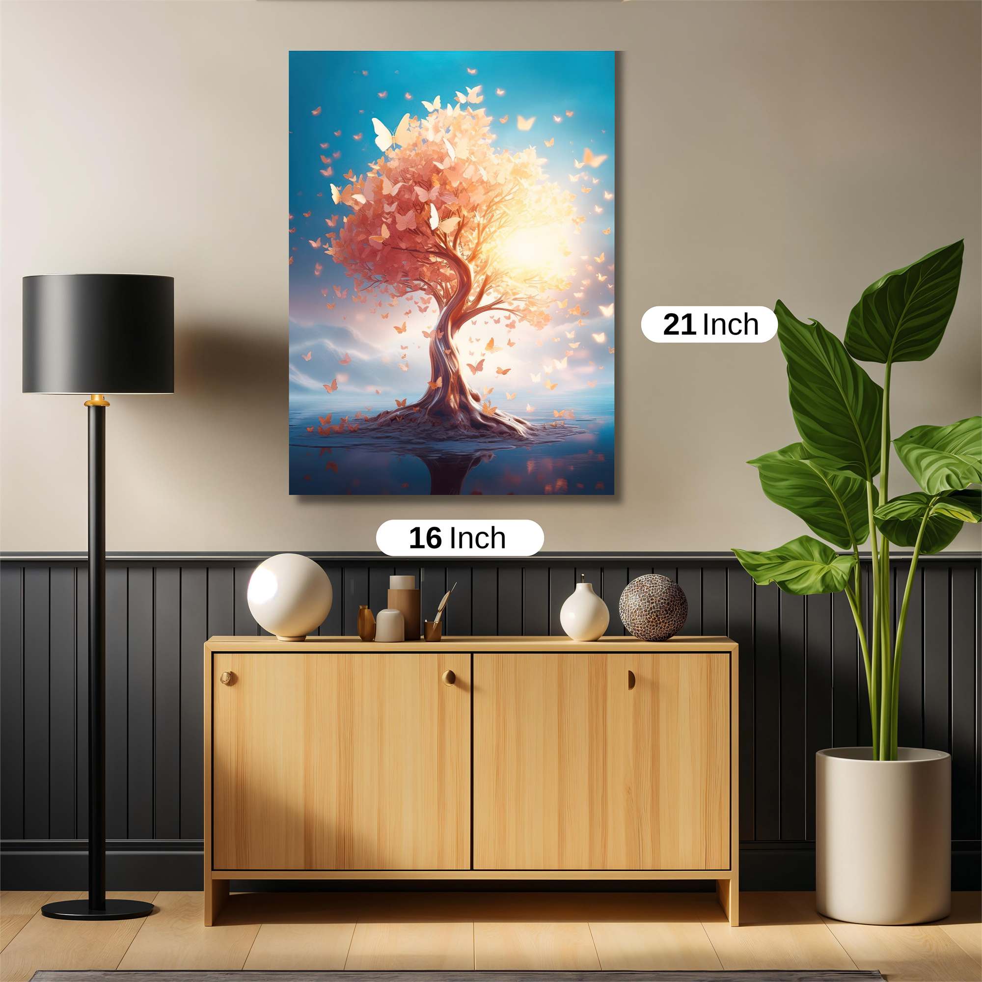 Butterfly Serenity Safe Wall Magnetic / M