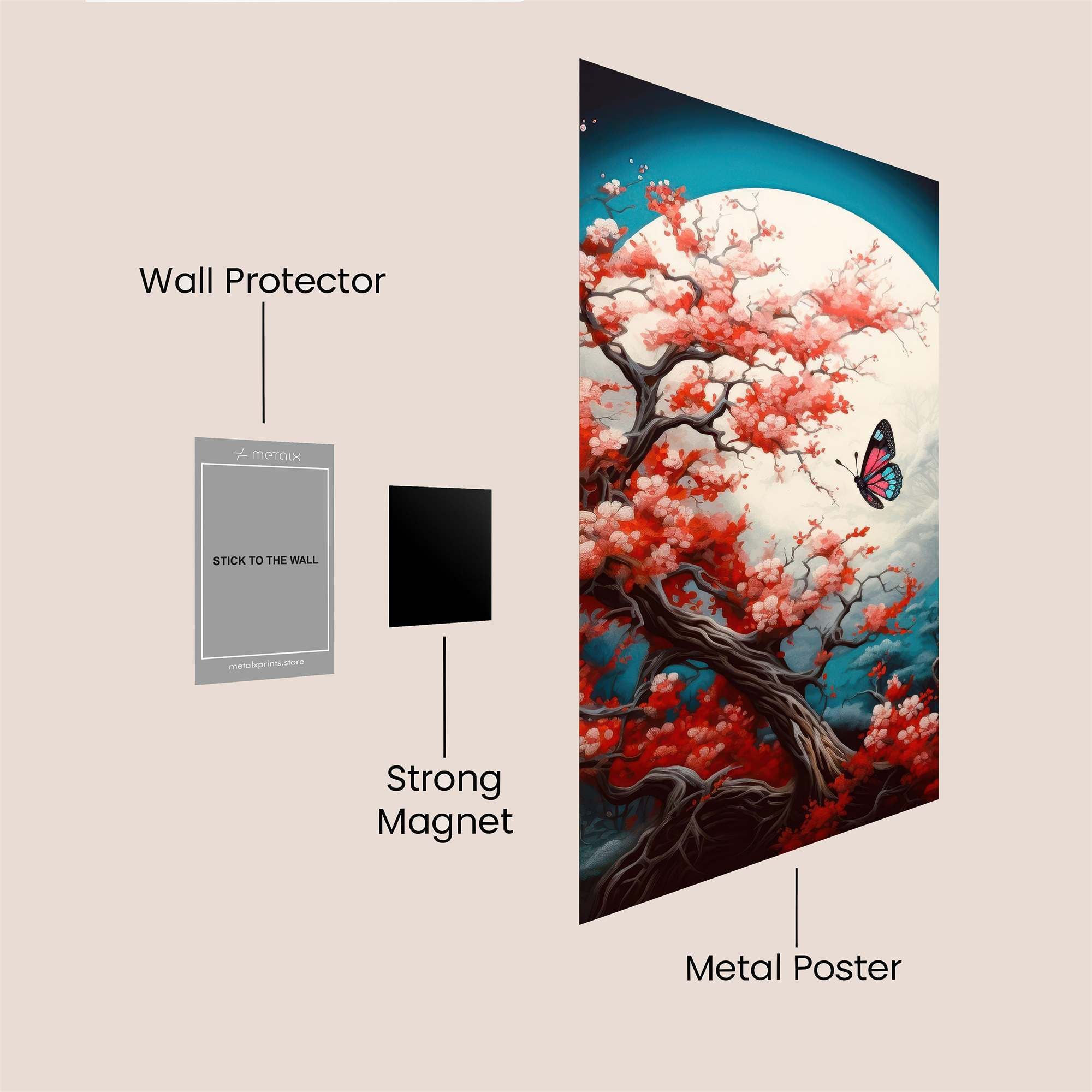 Moonlit Dream Safe Wall Magnetic / M