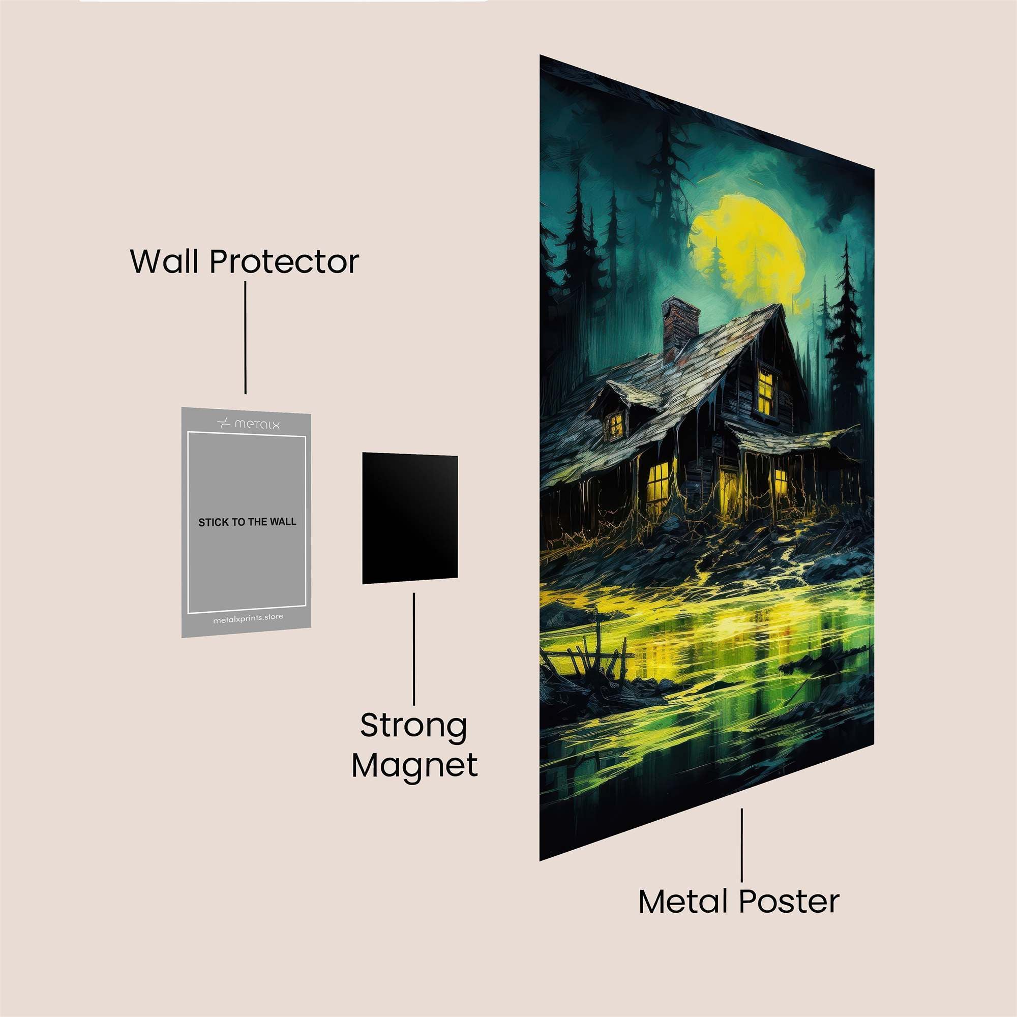 Haunted Whispers Safe Wall Magnetic / M
