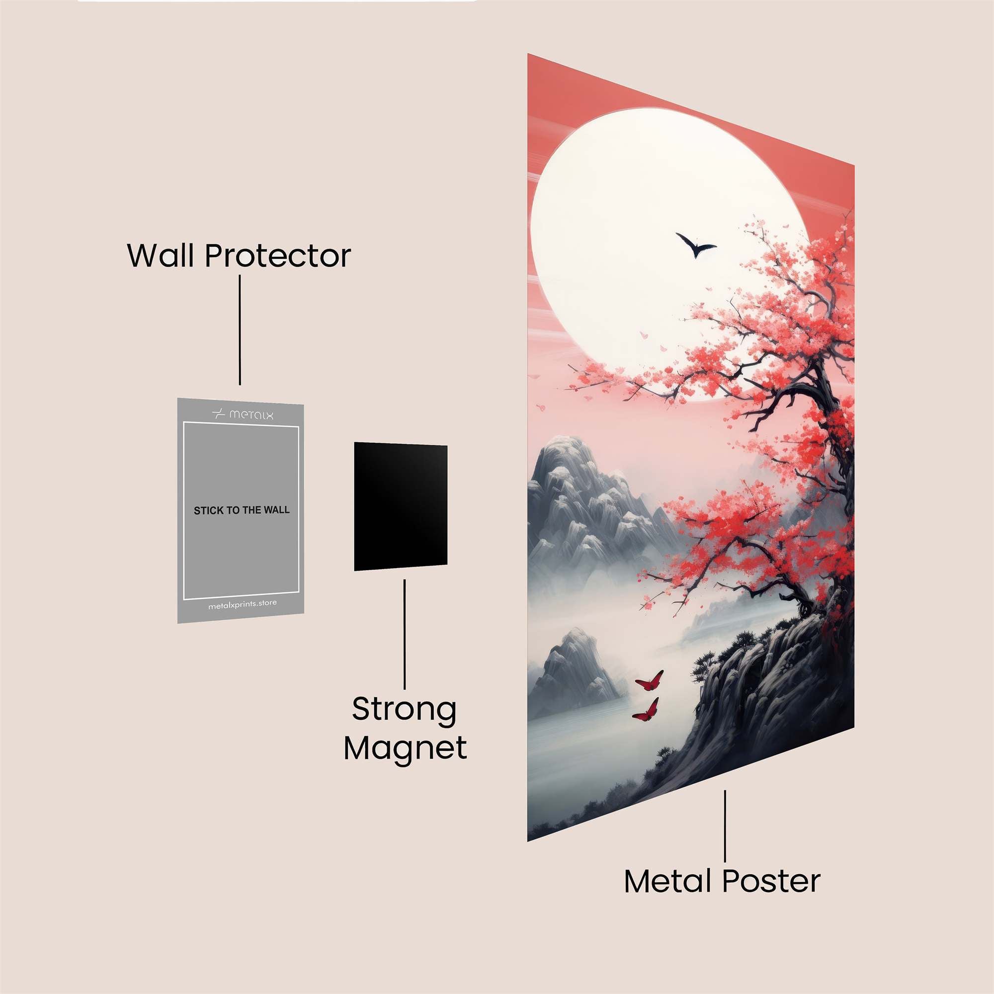 Moonlit Serenity Safe Wall Magnetic / M