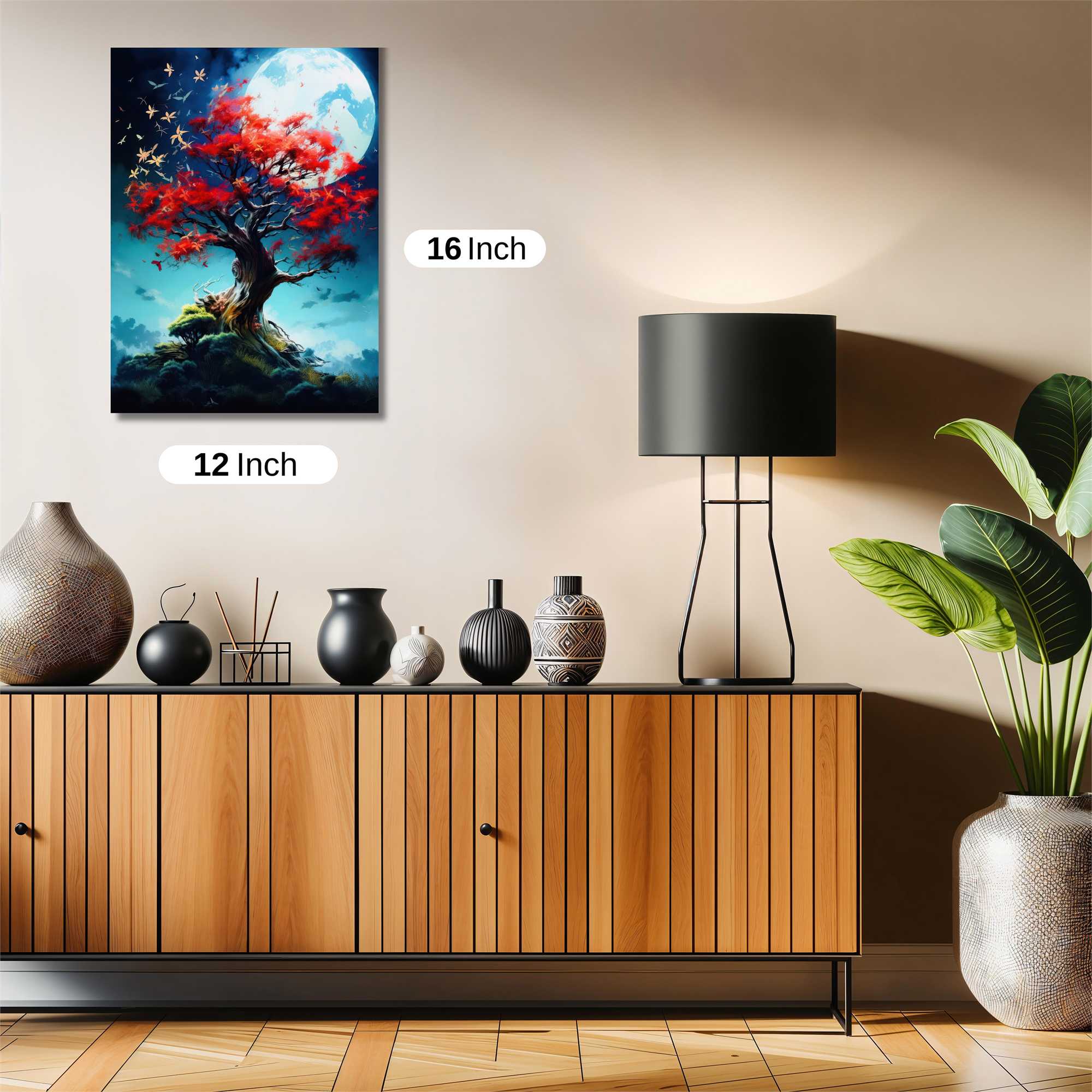 Moonlit Serenity Safe Wall Magnetic / M