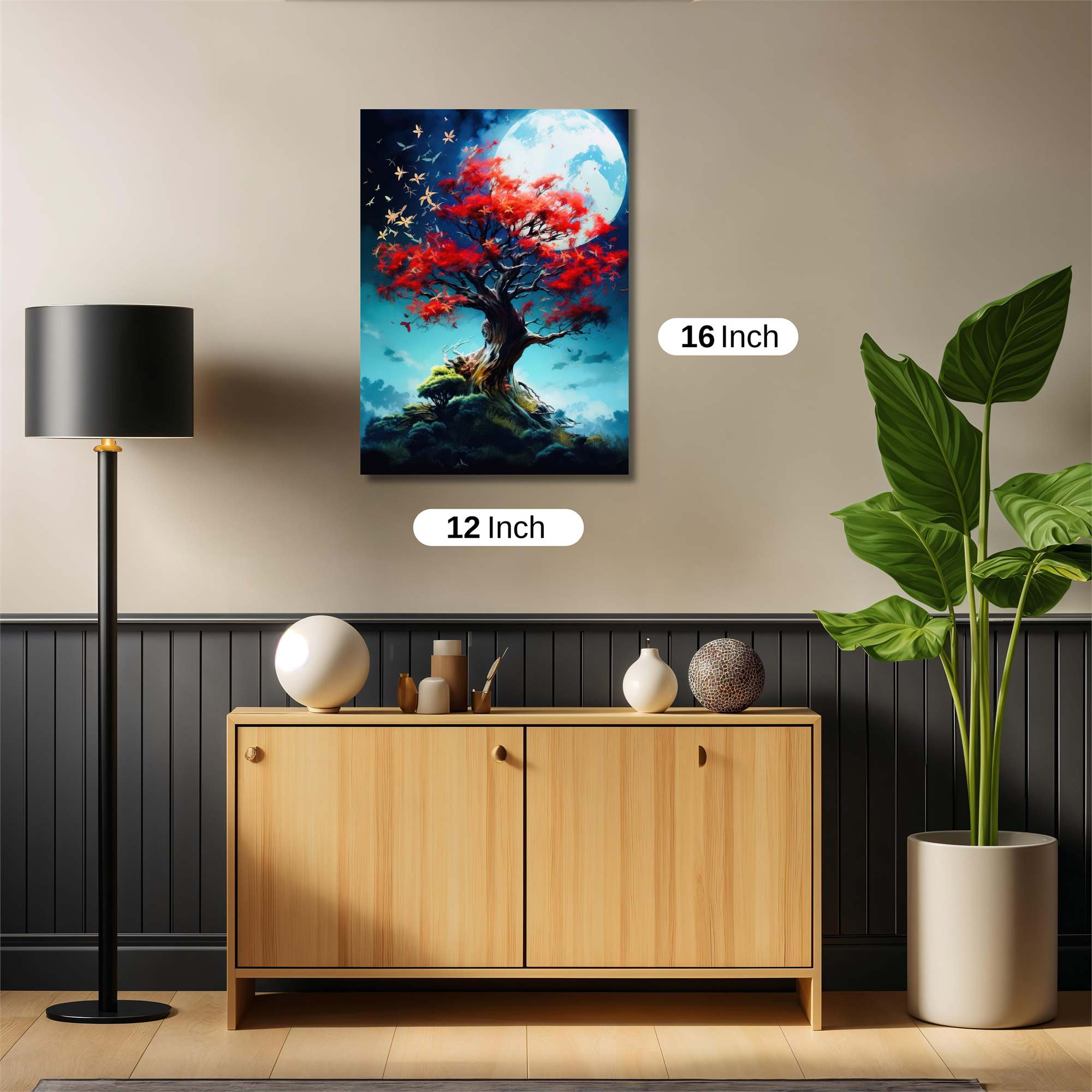 Moonlit Serenity Safe Wall Magnetic / M
