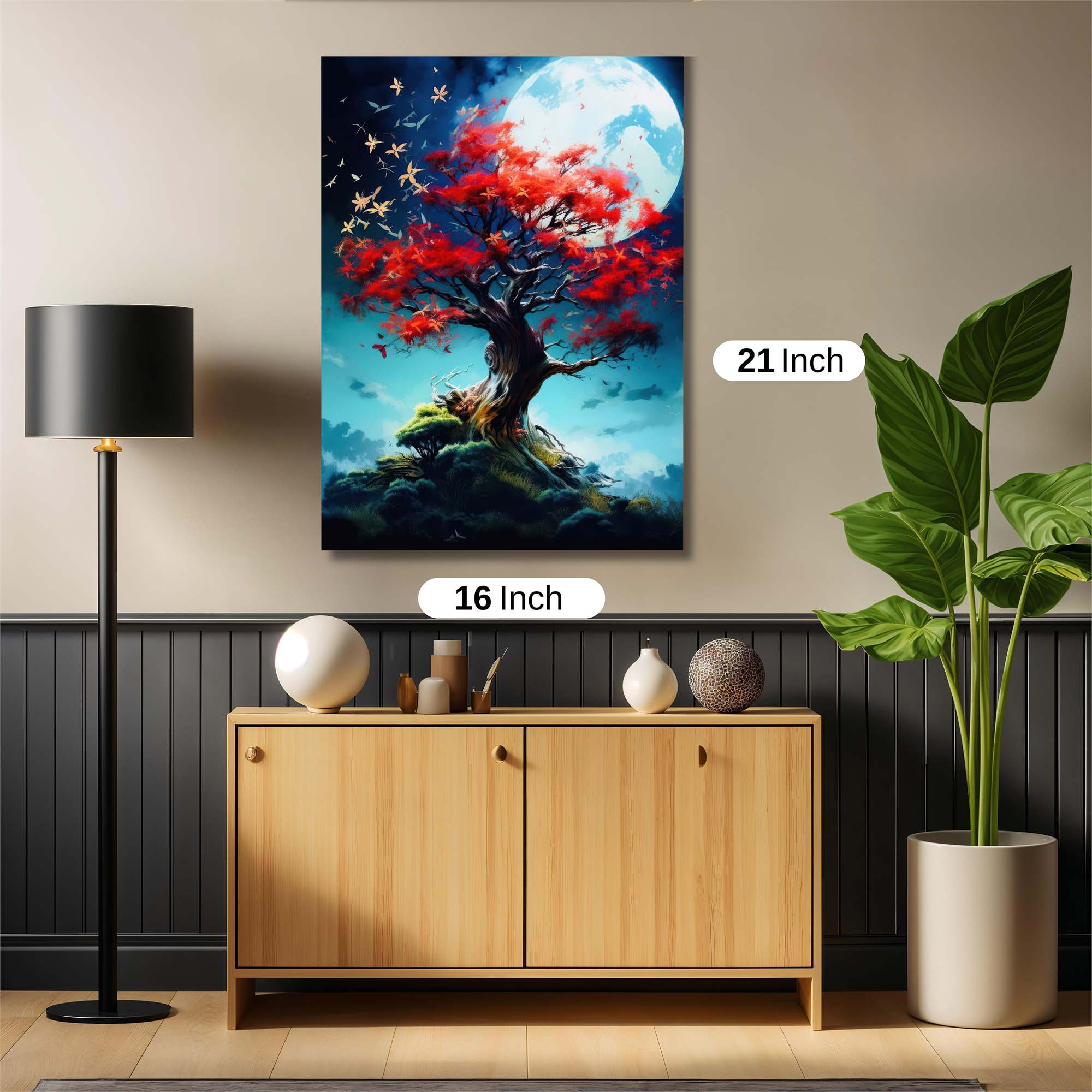 Moonlit Serenity Safe Wall Magnetic / M