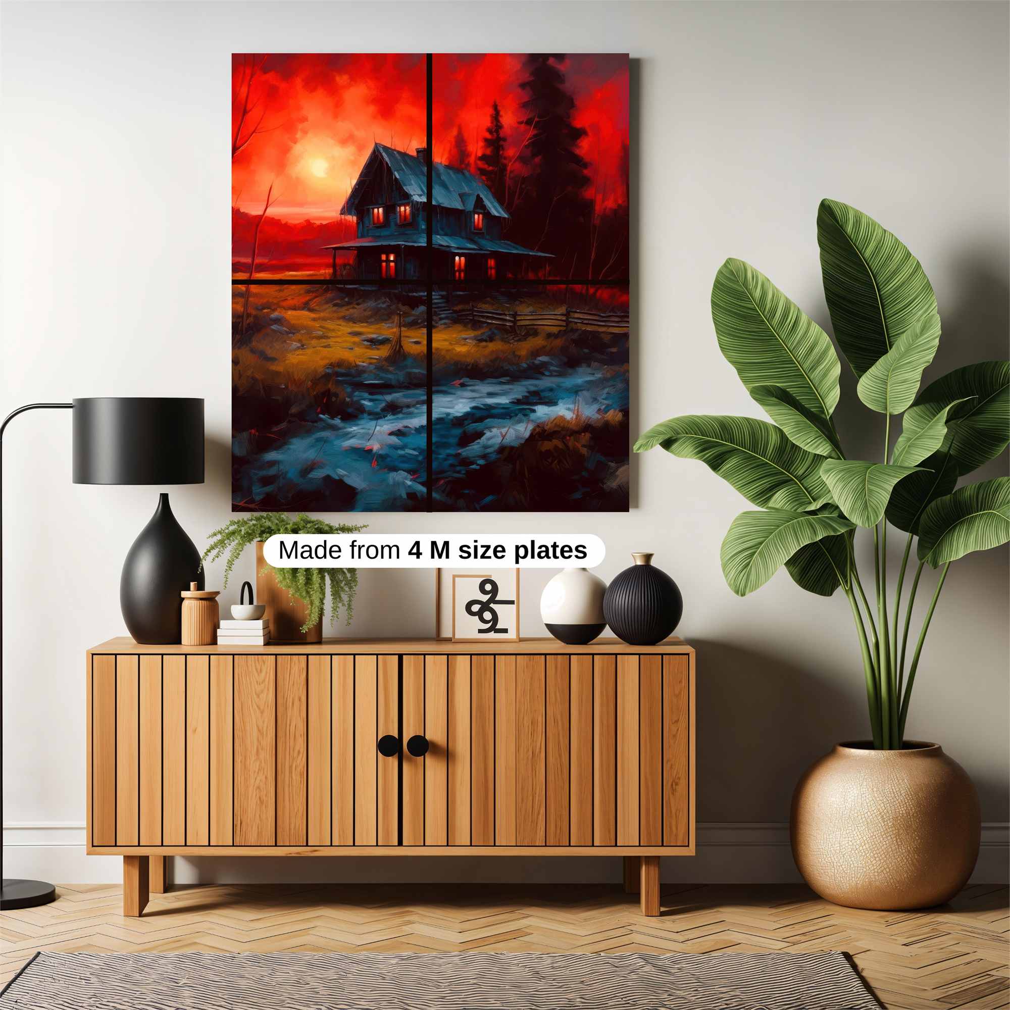 Cabin Eerie Safe Wall Magnetic / M