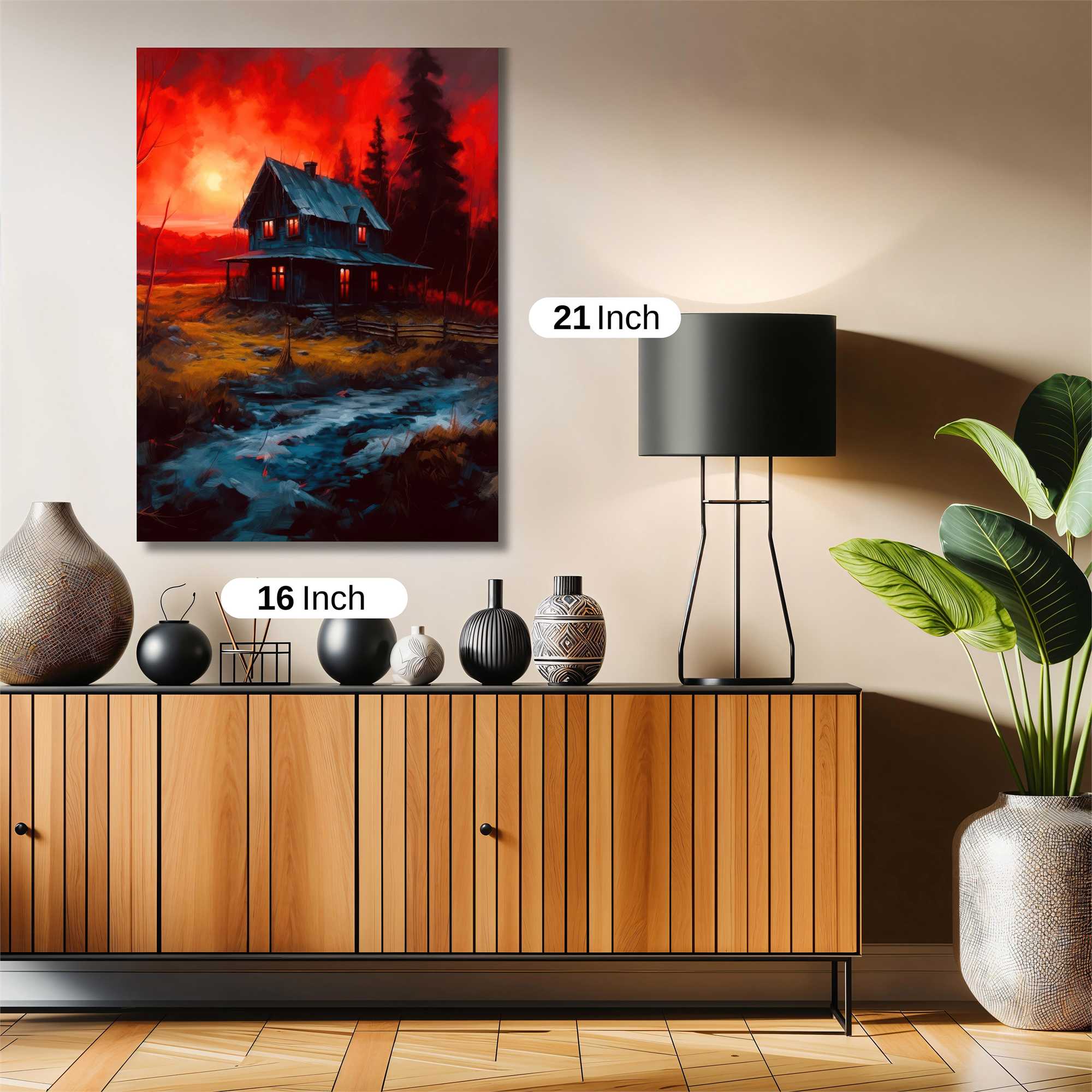 Cabin Eerie Safe Wall Magnetic / M