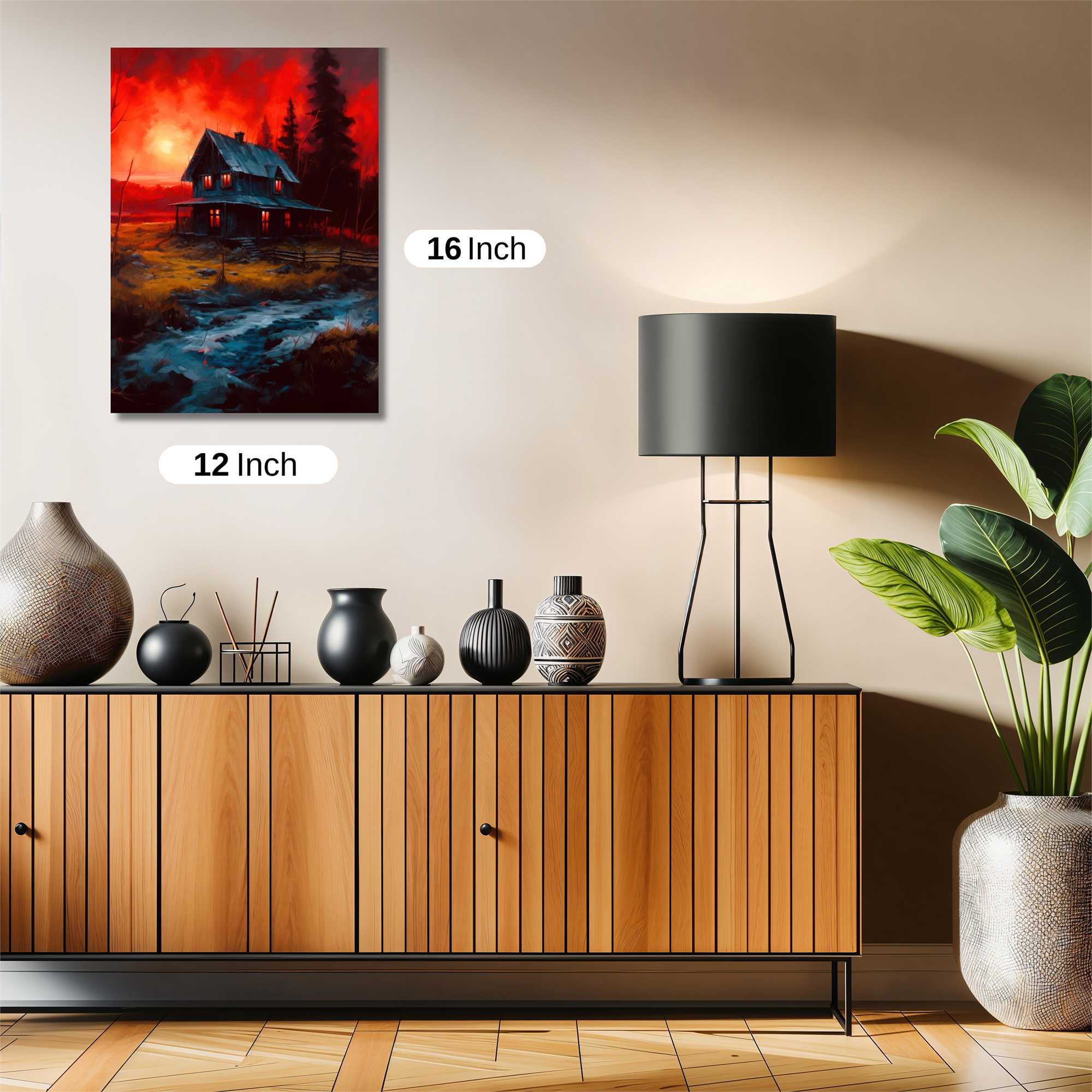 Cabin Eerie Safe Wall Magnetic / M