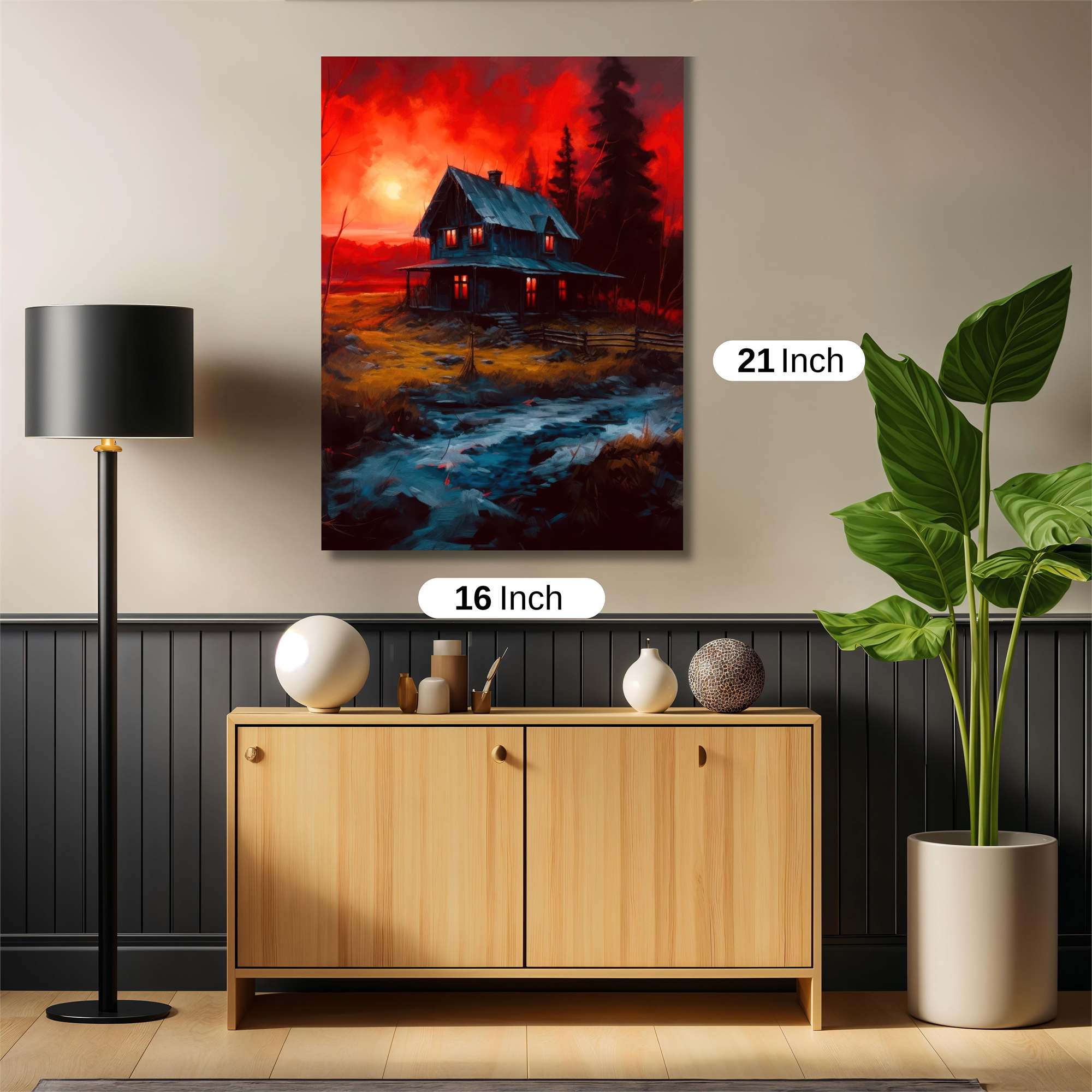 Cabin Eerie Safe Wall Magnetic / M