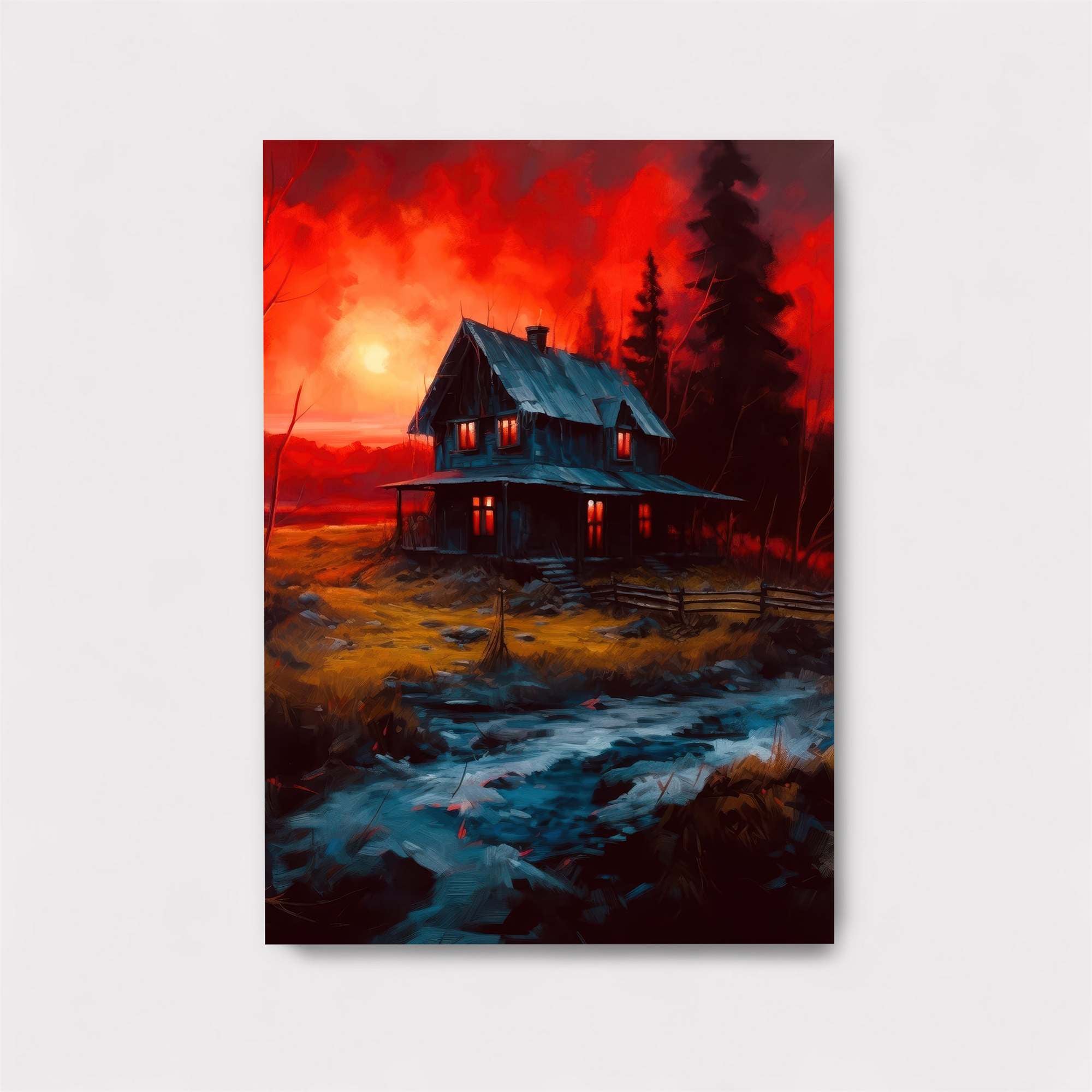 Cabin Eerie Safe Wall Magnetic / M