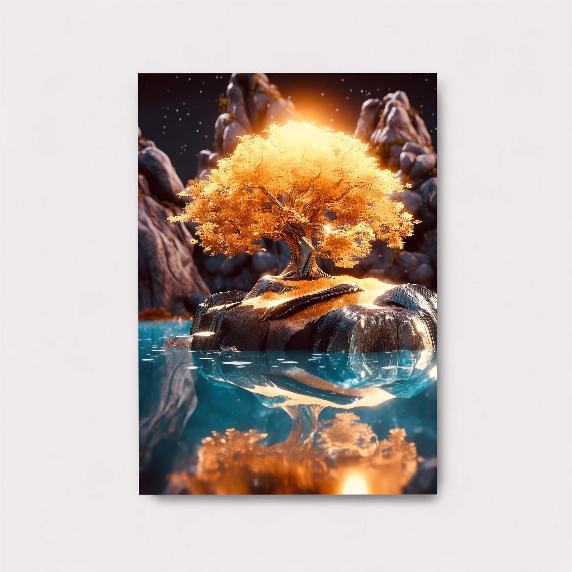 Golden Serenity Safe Wall Magnetic / M