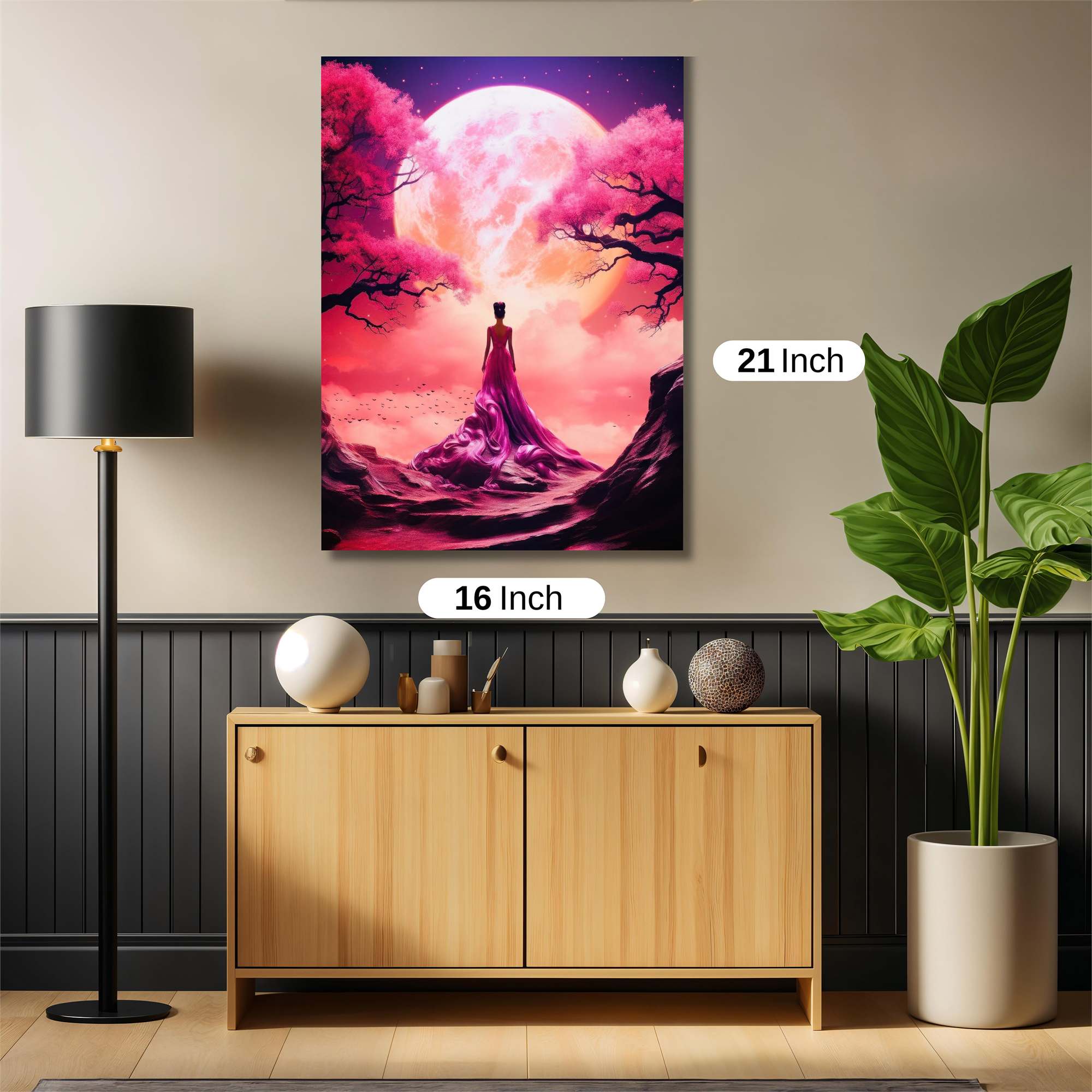 Moonlit Serenity Safe Wall Magnetic / M