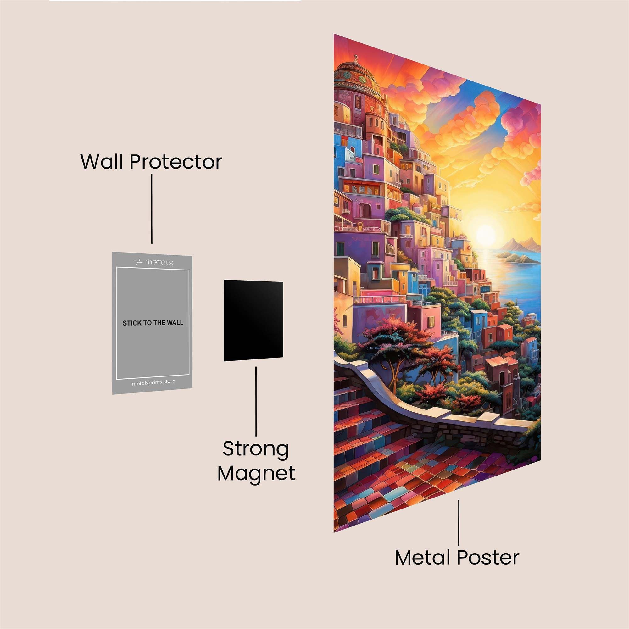 Positano Dream Safe Wall Magnetic / M