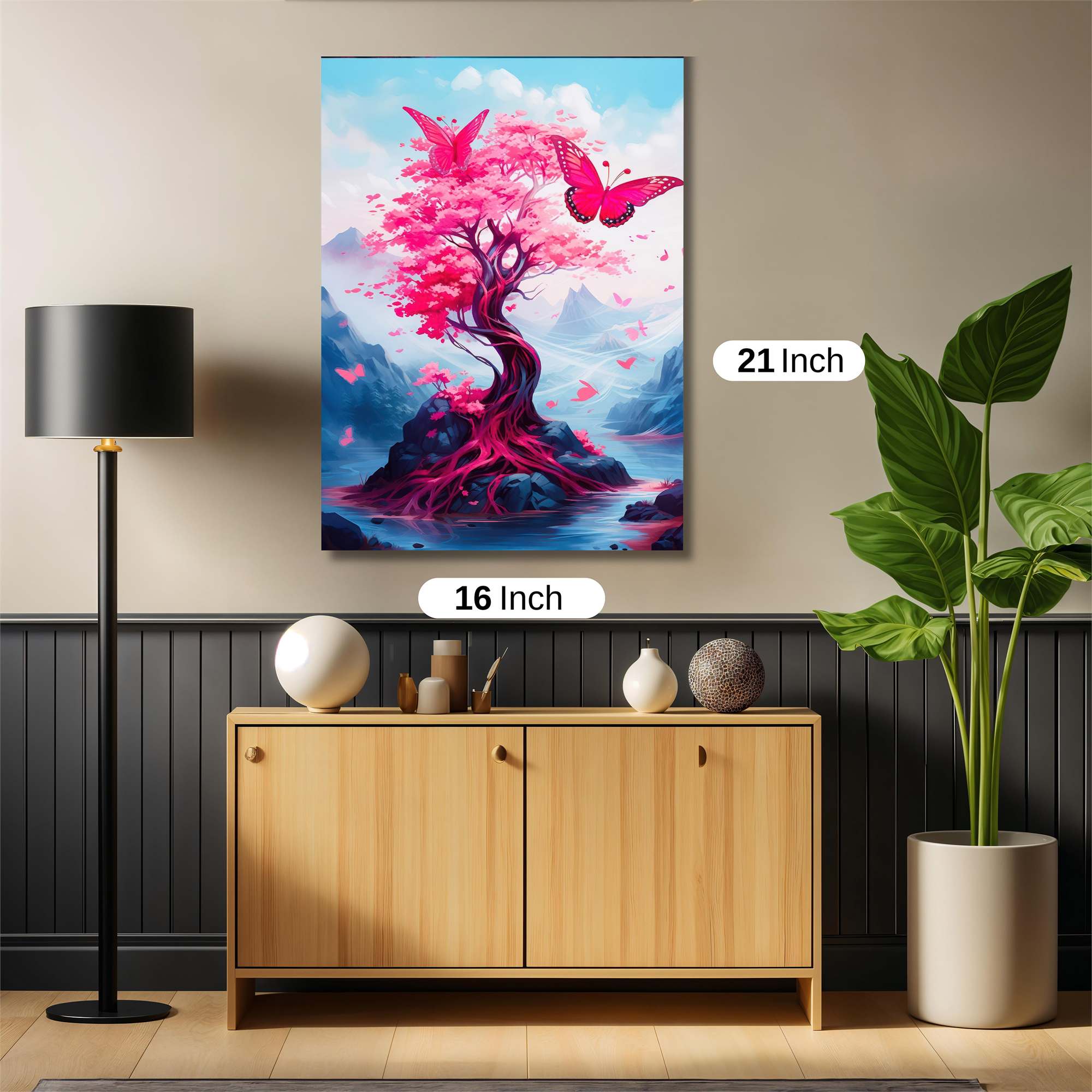 Butterfly Serenity Safe Wall Magnetic / M