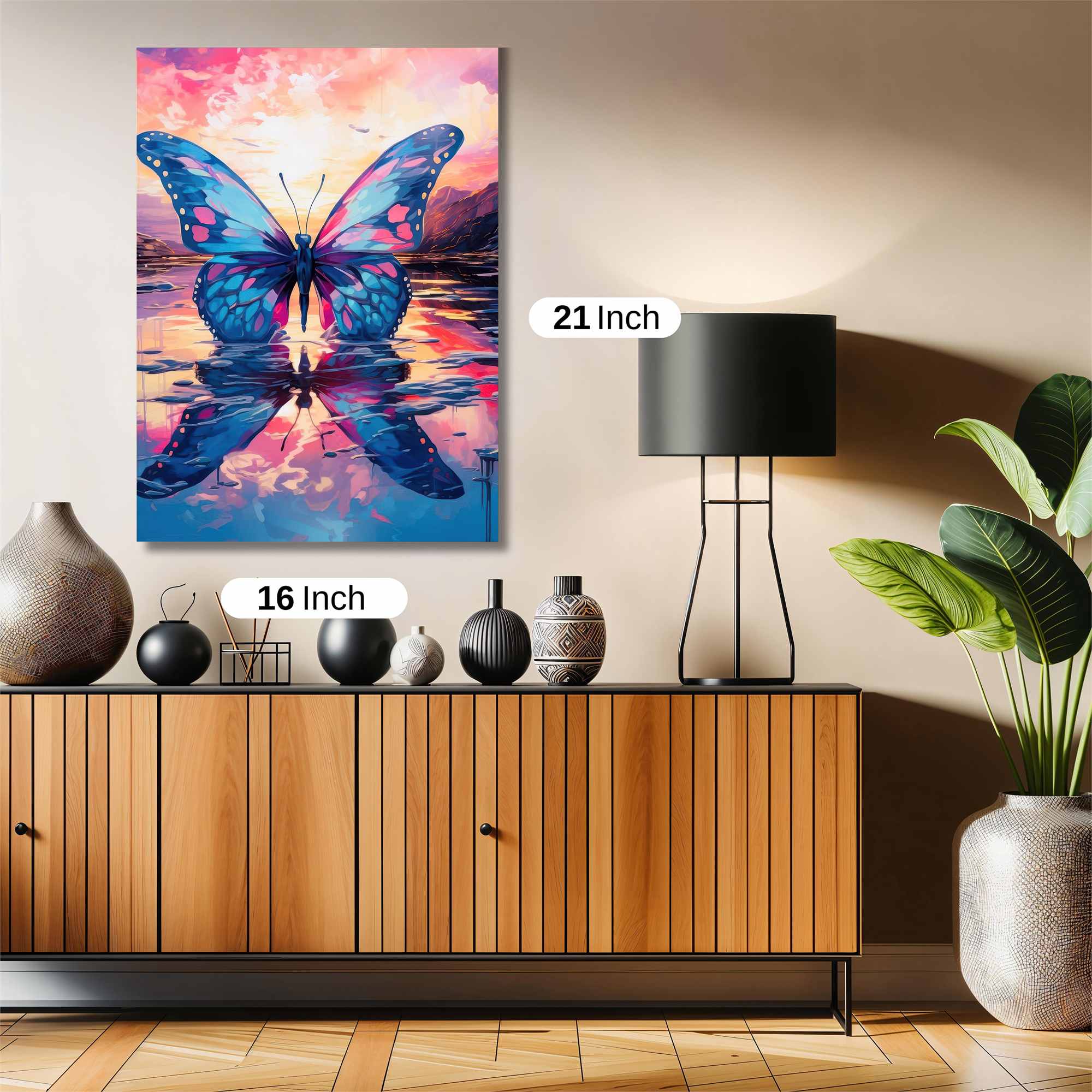 Butterfly Serenity Safe Wall Magnetic / M