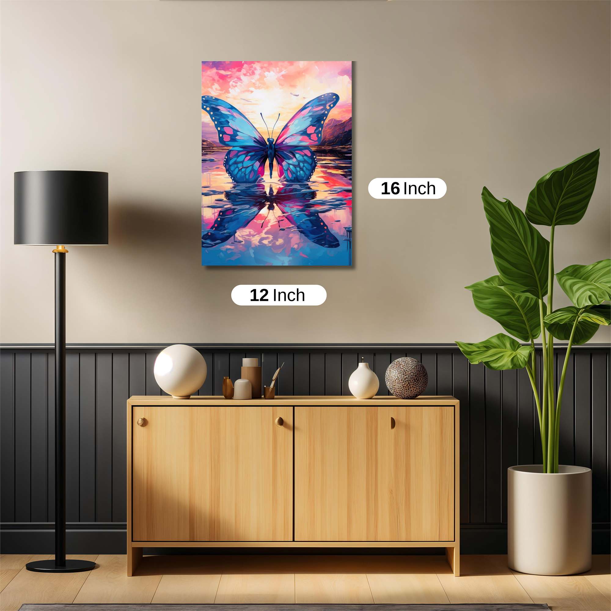 Butterfly Serenity Safe Wall Magnetic / M