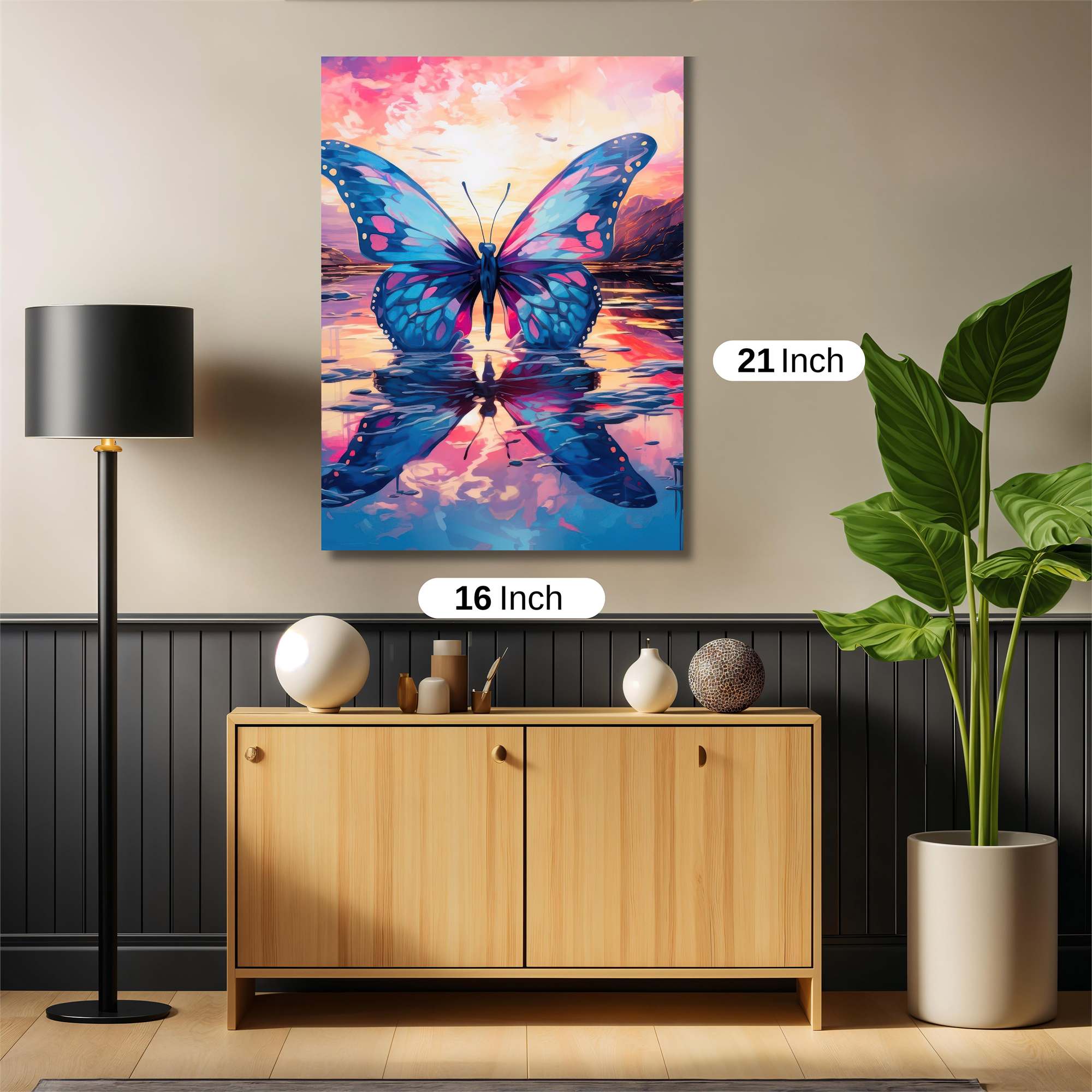 Butterfly Serenity Safe Wall Magnetic / M