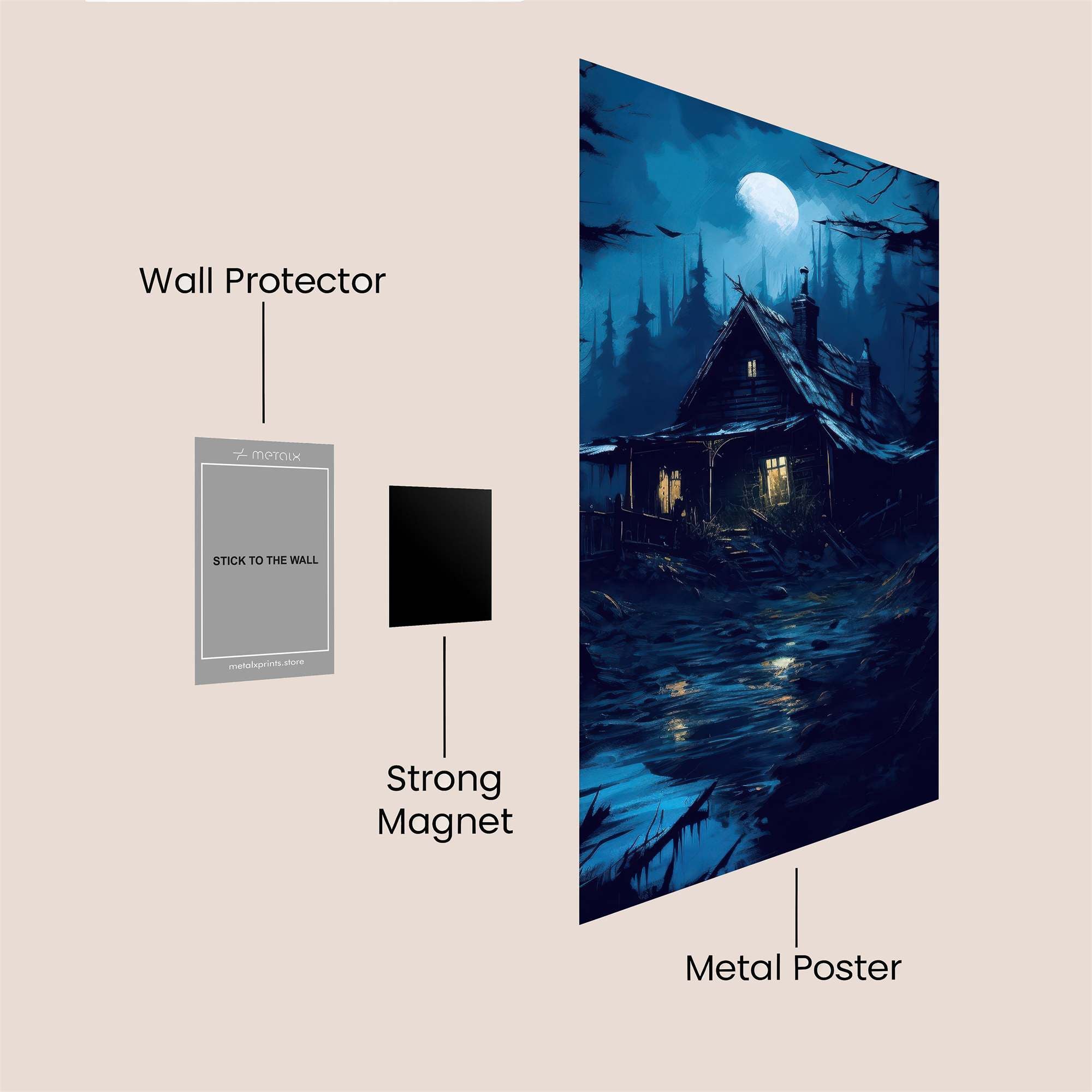 Cabin Enigma Safe Wall Magnetic / M
