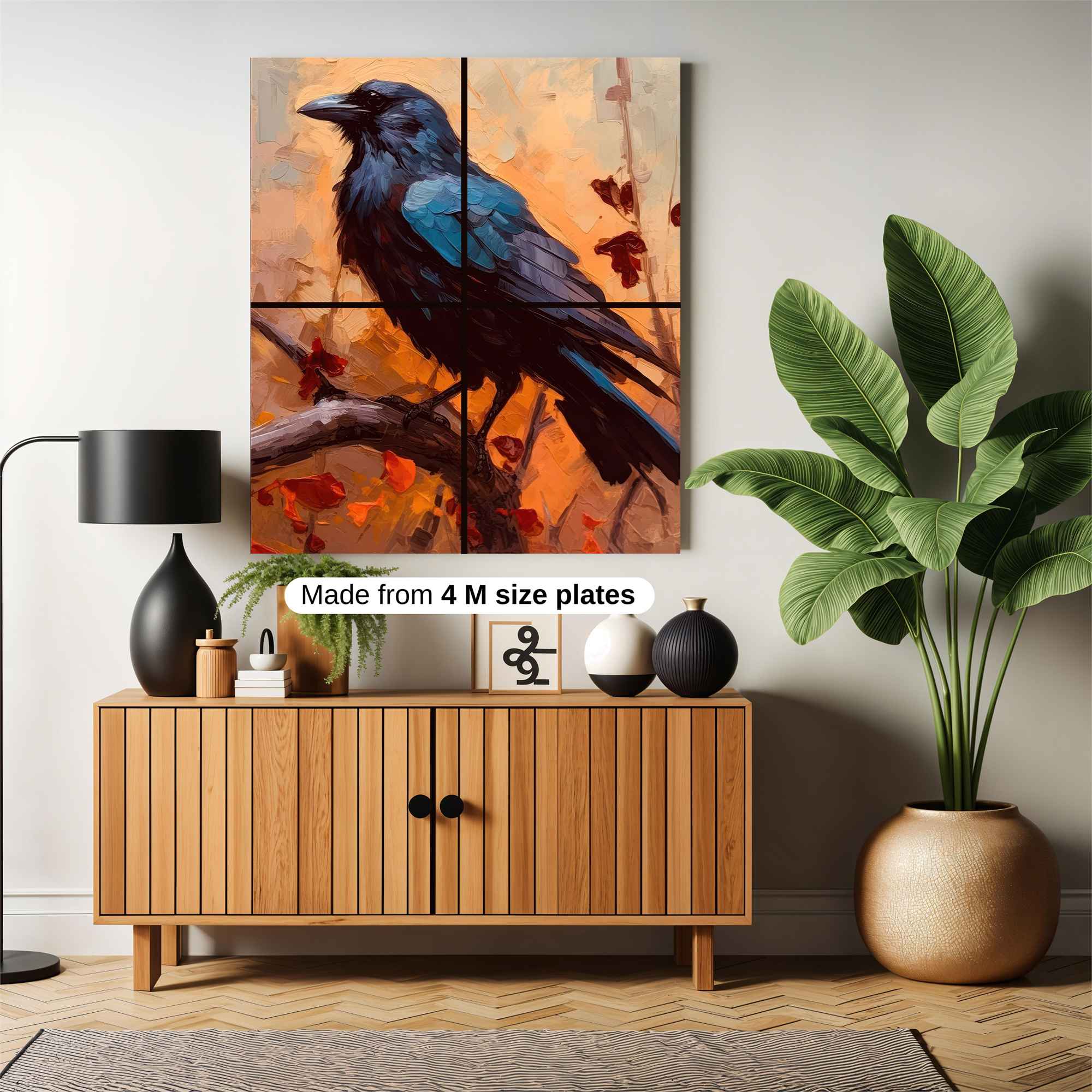 Raven Twilight Safe Wall Magnetic / M