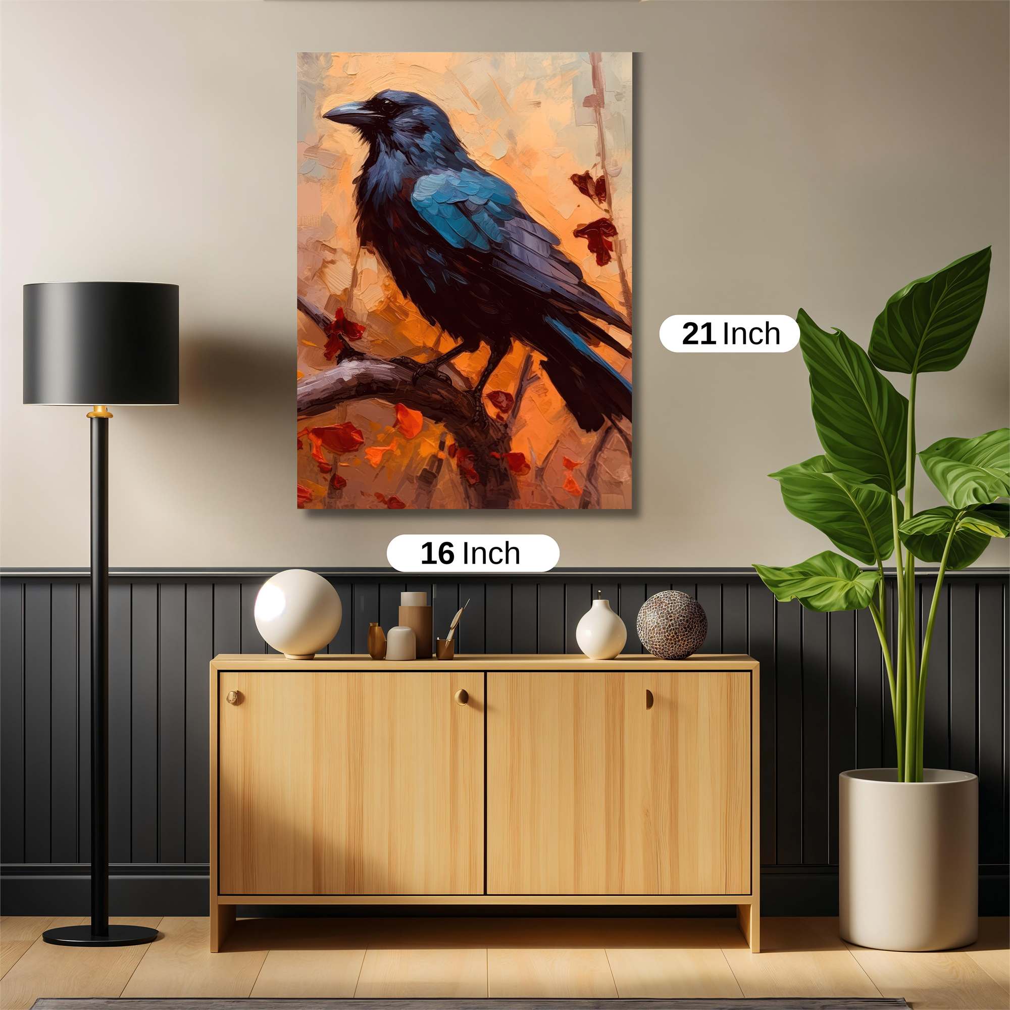 Raven Twilight Safe Wall Magnetic / M
