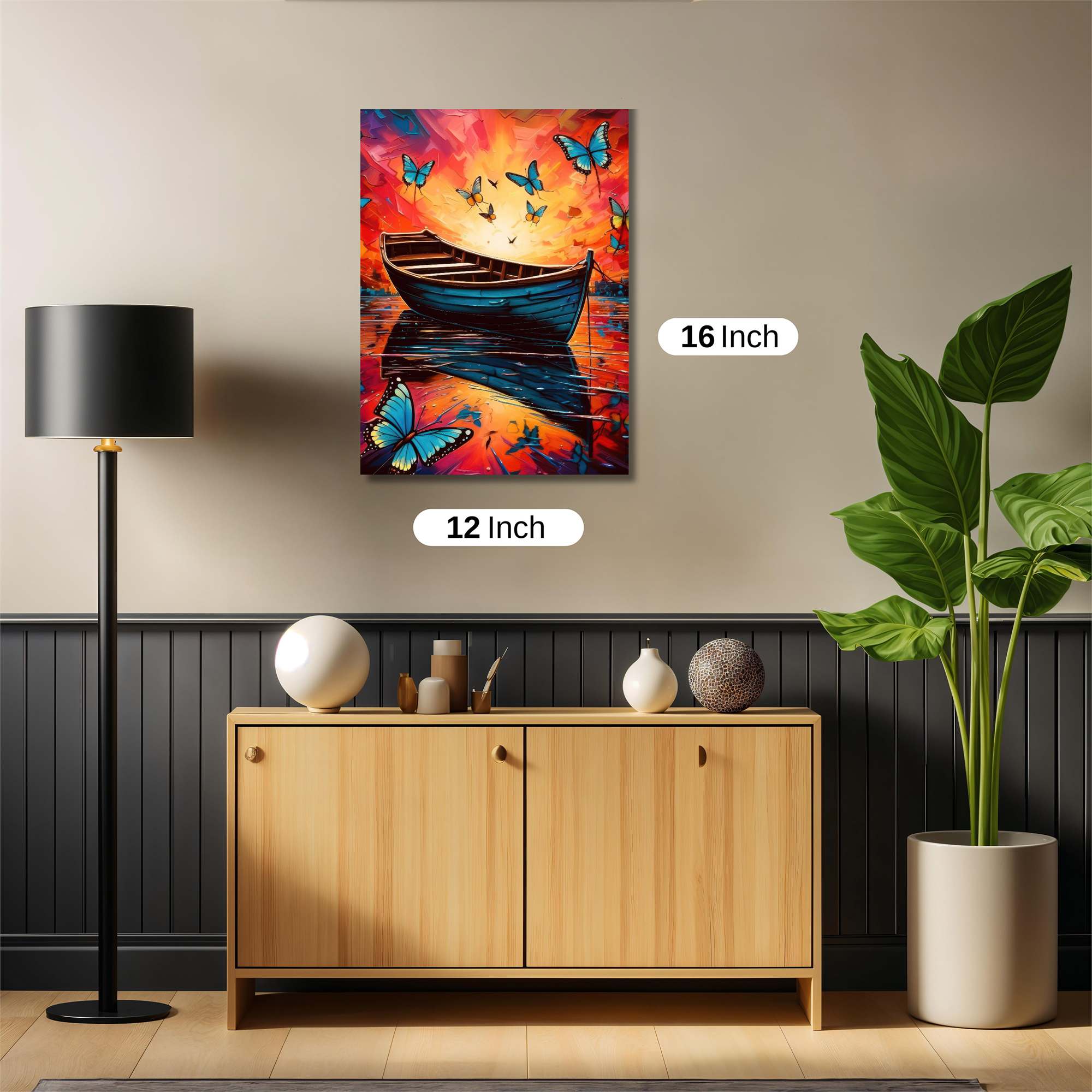 Butterfly Serenity Safe Wall Magnetic / M