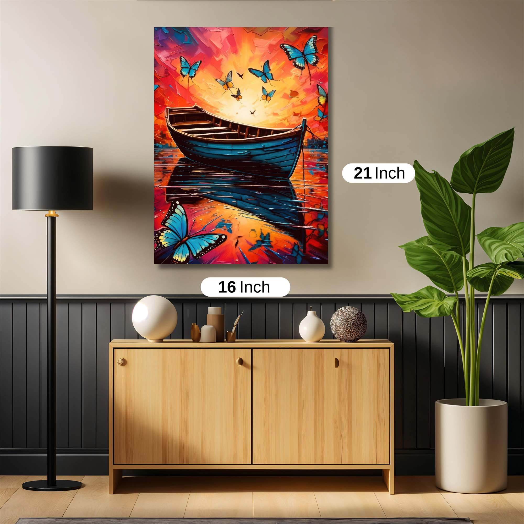 Butterfly Serenity Safe Wall Magnetic / M