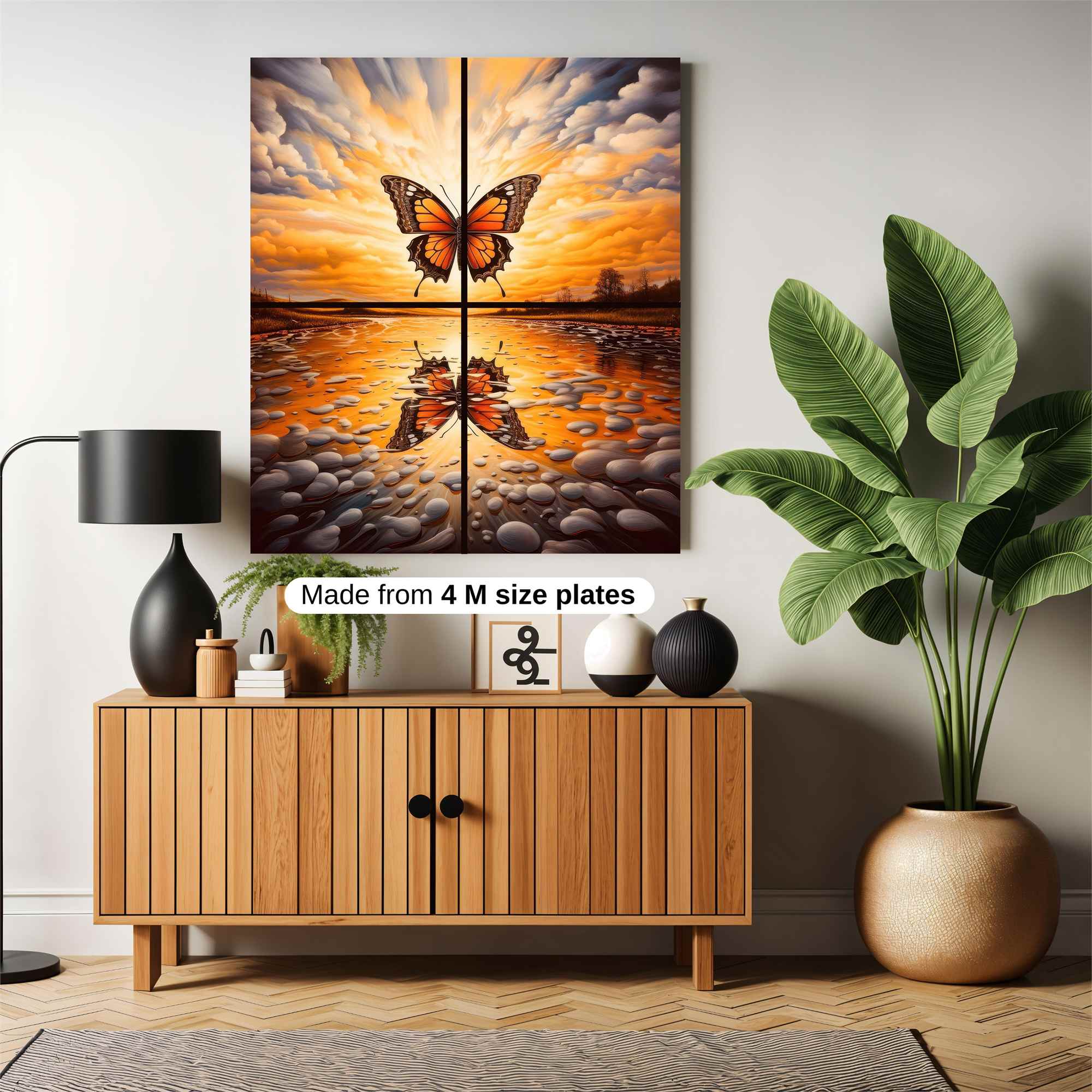 Butterfly Radiance Safe Wall Magnetic / M
