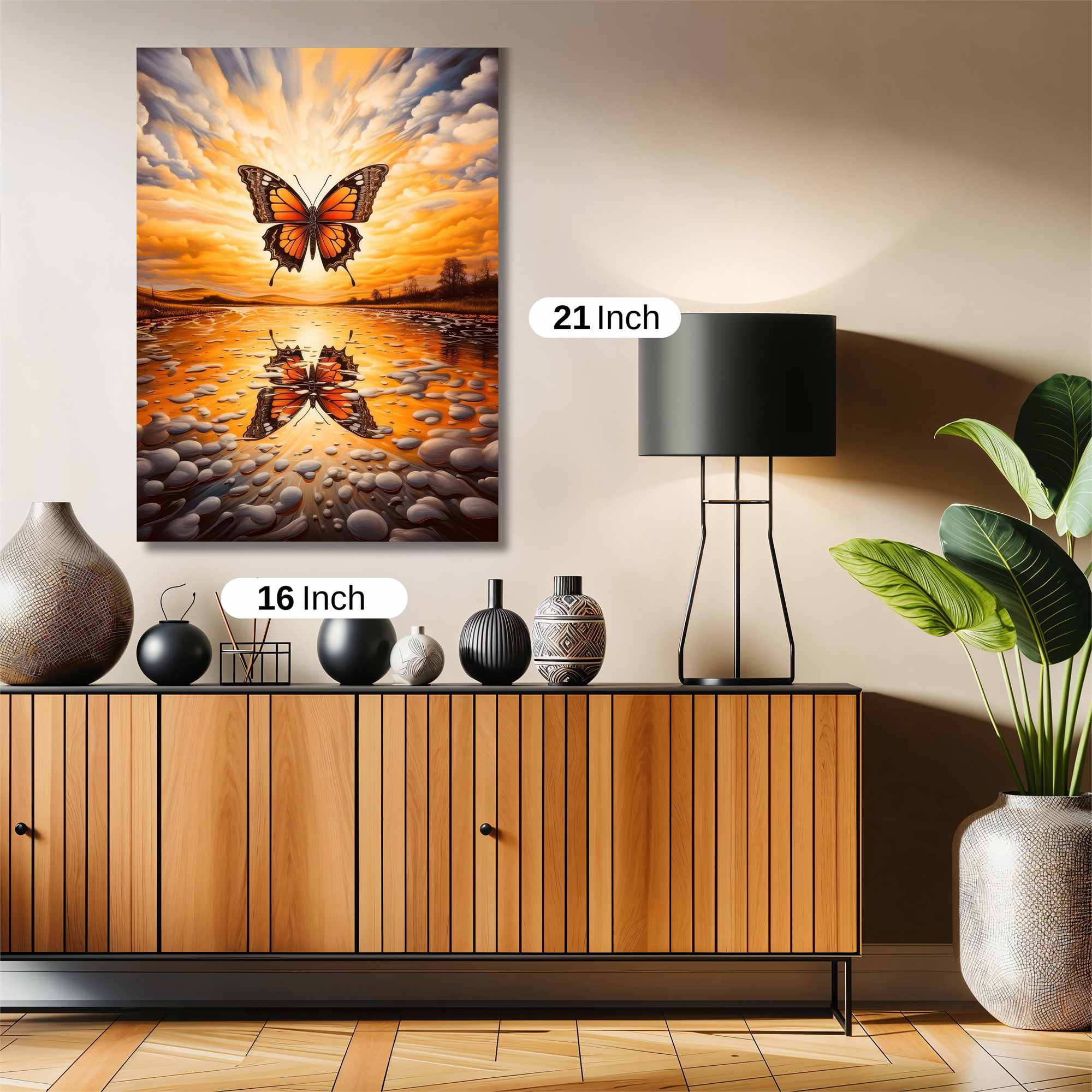 Butterfly Radiance Safe Wall Magnetic / M