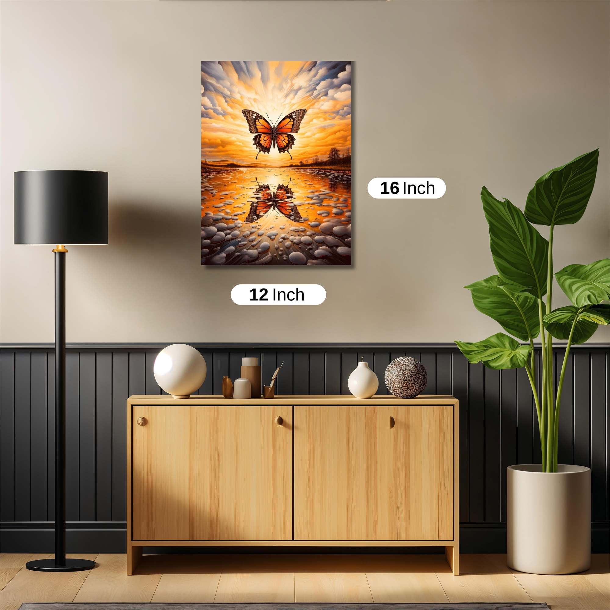 Butterfly Radiance Safe Wall Magnetic / M