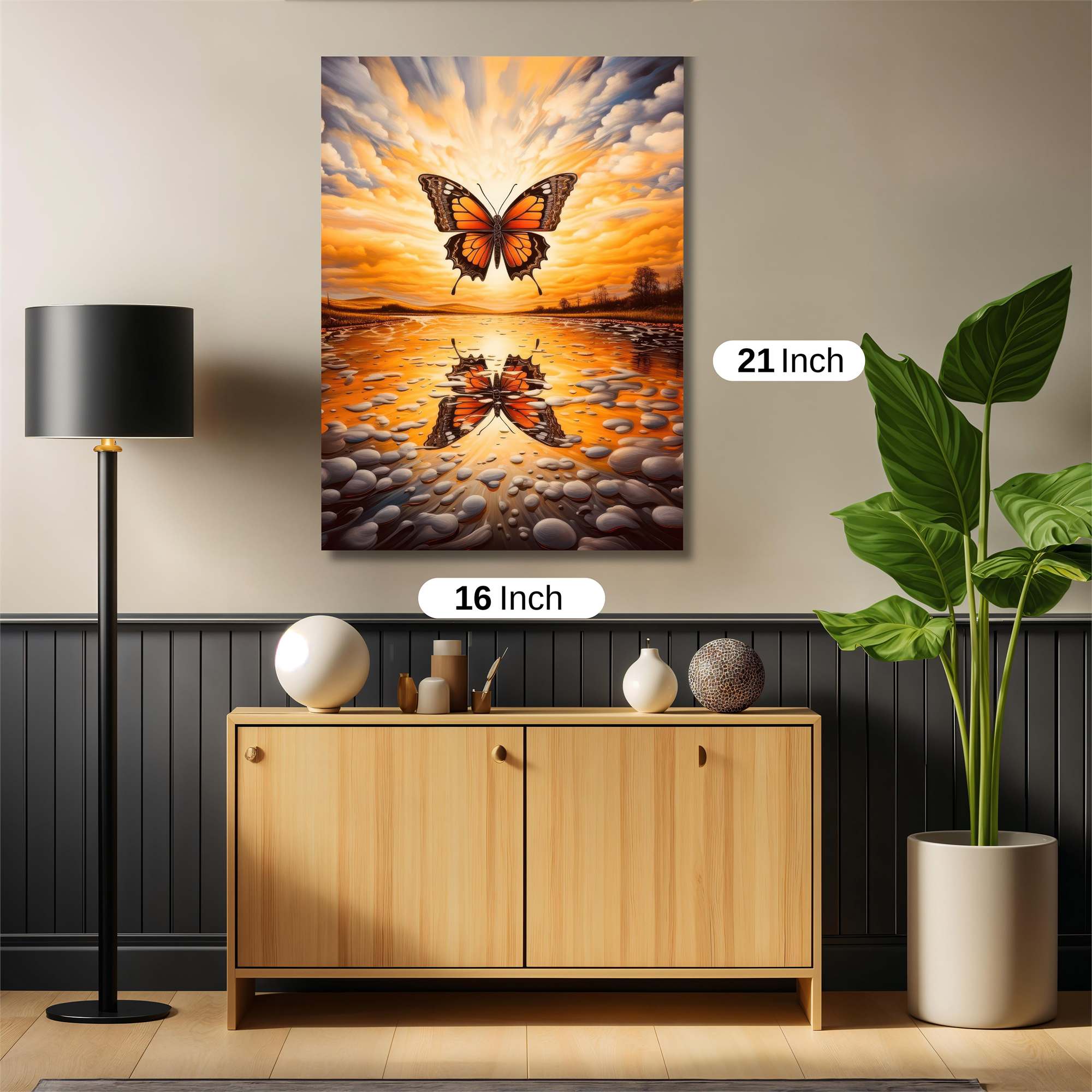 Butterfly Radiance Safe Wall Magnetic / M