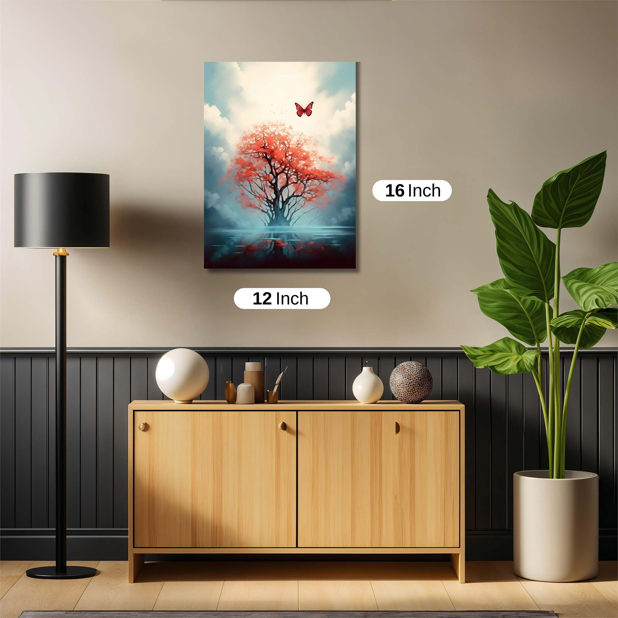 Butterfly Serenity Safe Wall Magnetic / M