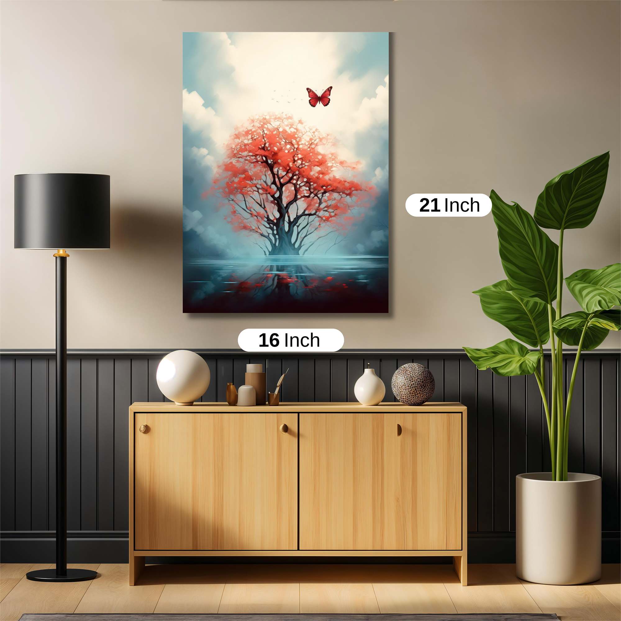 Butterfly Serenity Safe Wall Magnetic / M