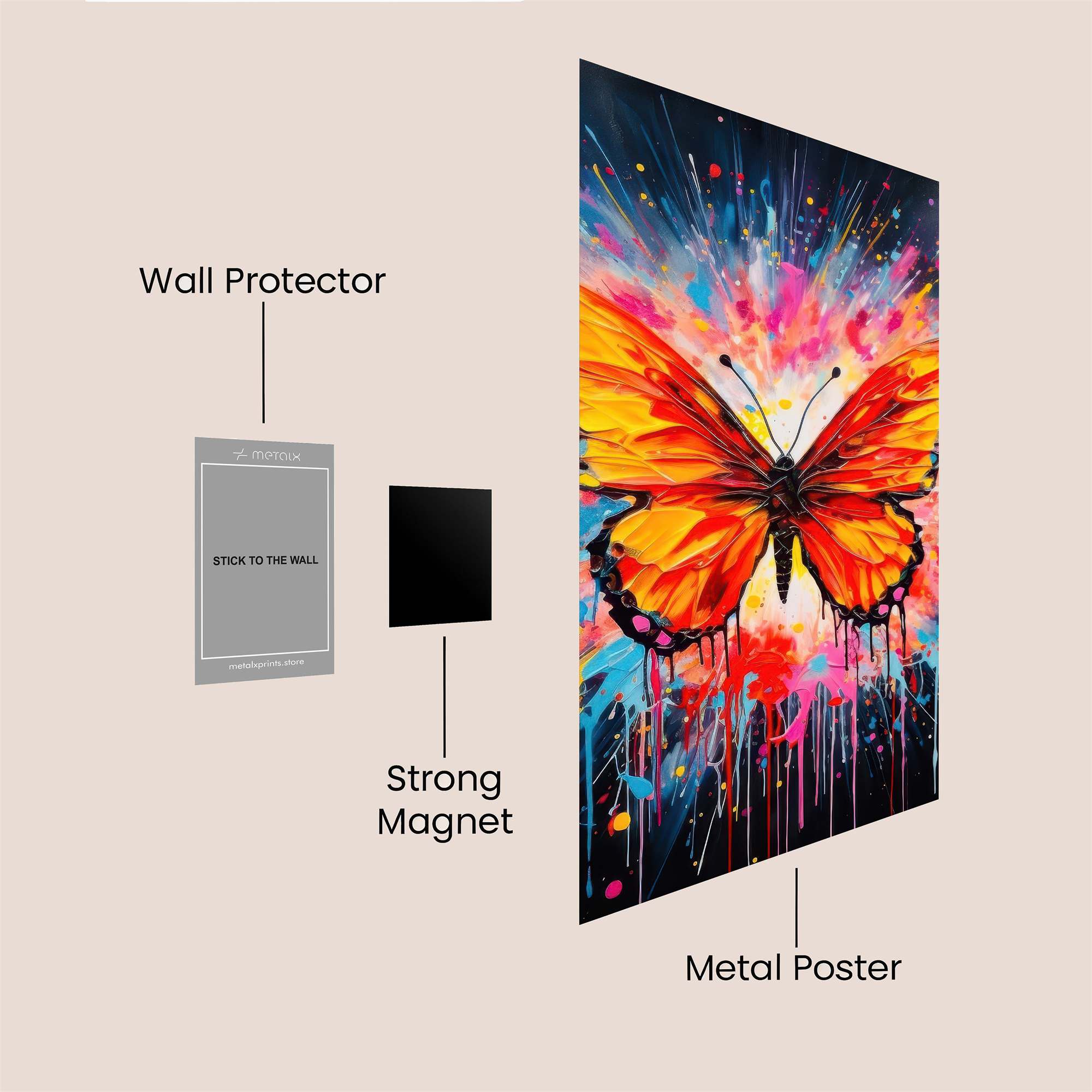 Raven Enigma Safe Wall Magnetic / M