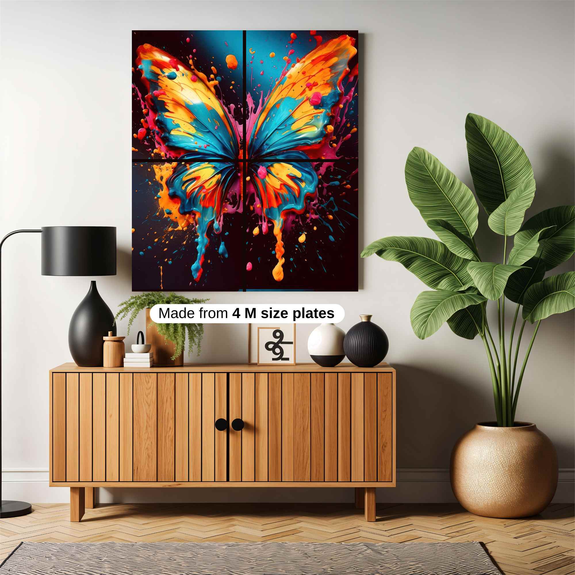 Butterfly Euphoria Safe Wall Magnetic / M