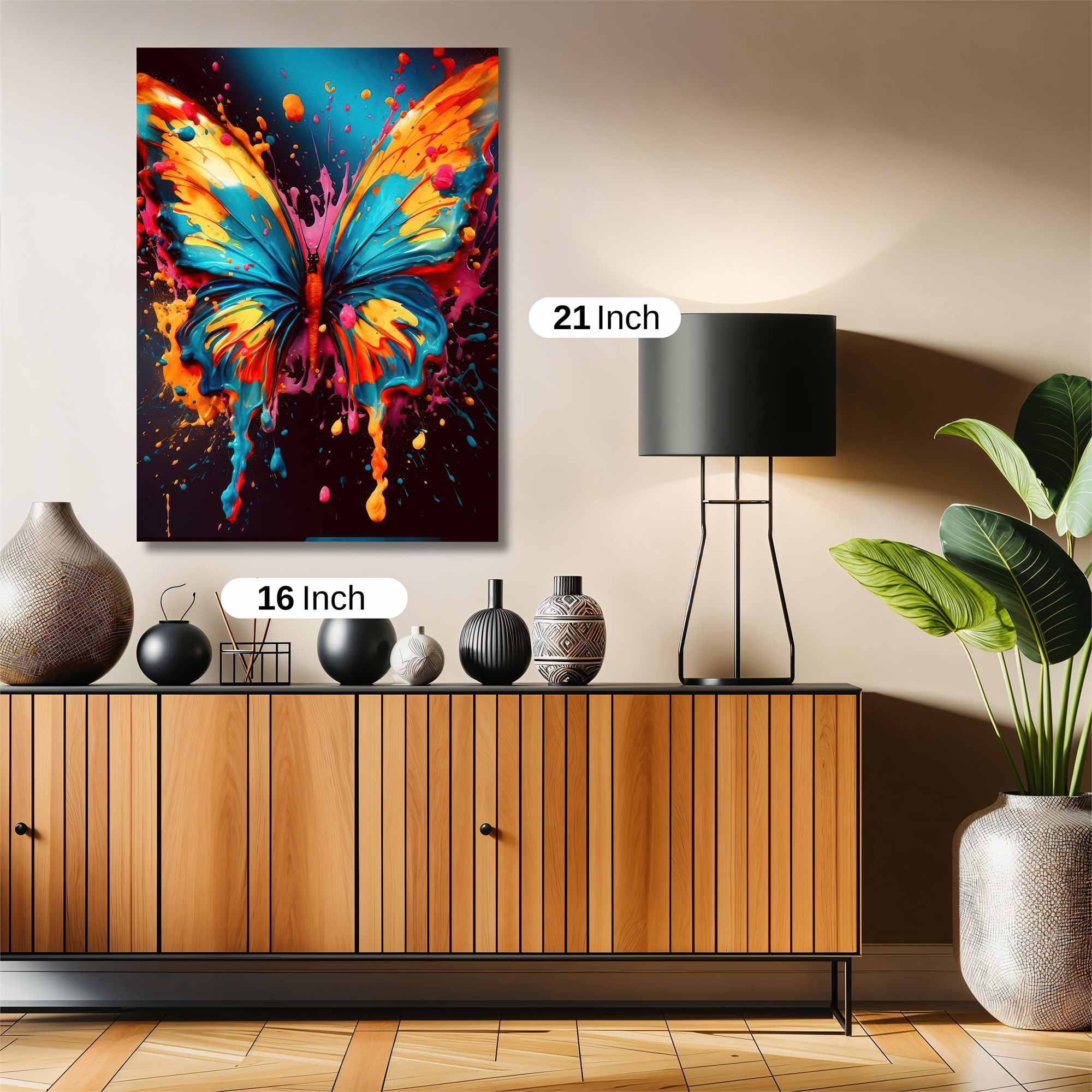 Butterfly Euphoria Safe Wall Magnetic / M